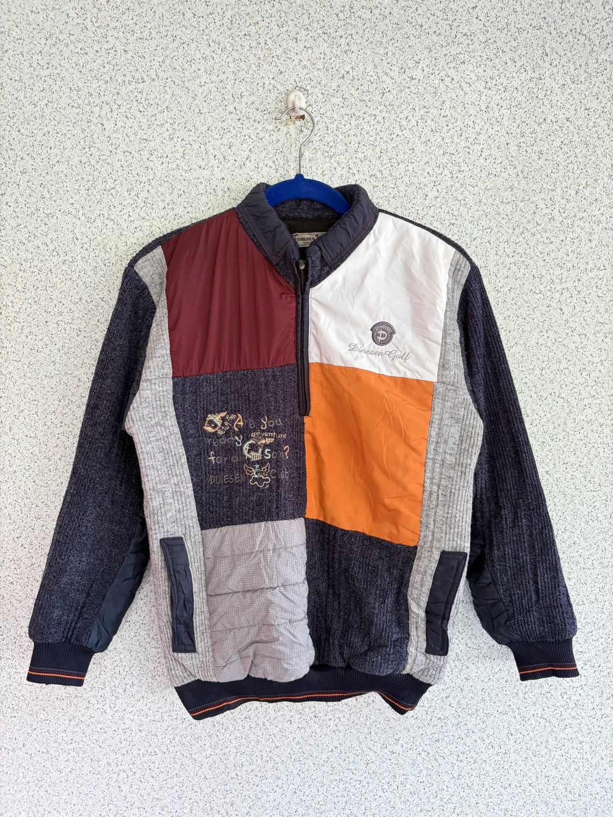 Japanese Brand Dinesen D Golf Vintage half Zipper Size L / US 10 / IT 46 - 1 Thumbnail