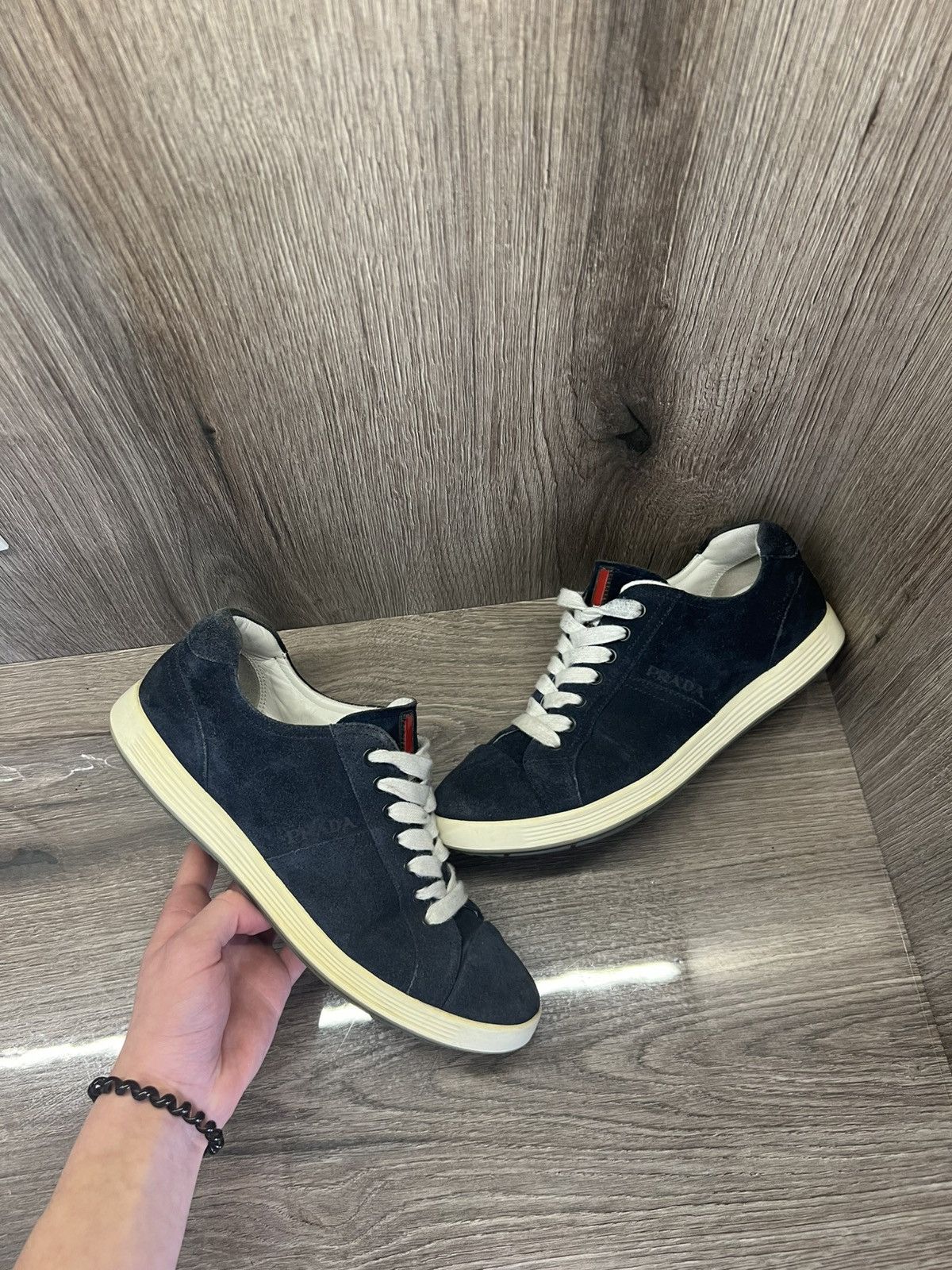 Prada Prada low top sneakers Size US 7 / EU 40 - 1 Thumbnail