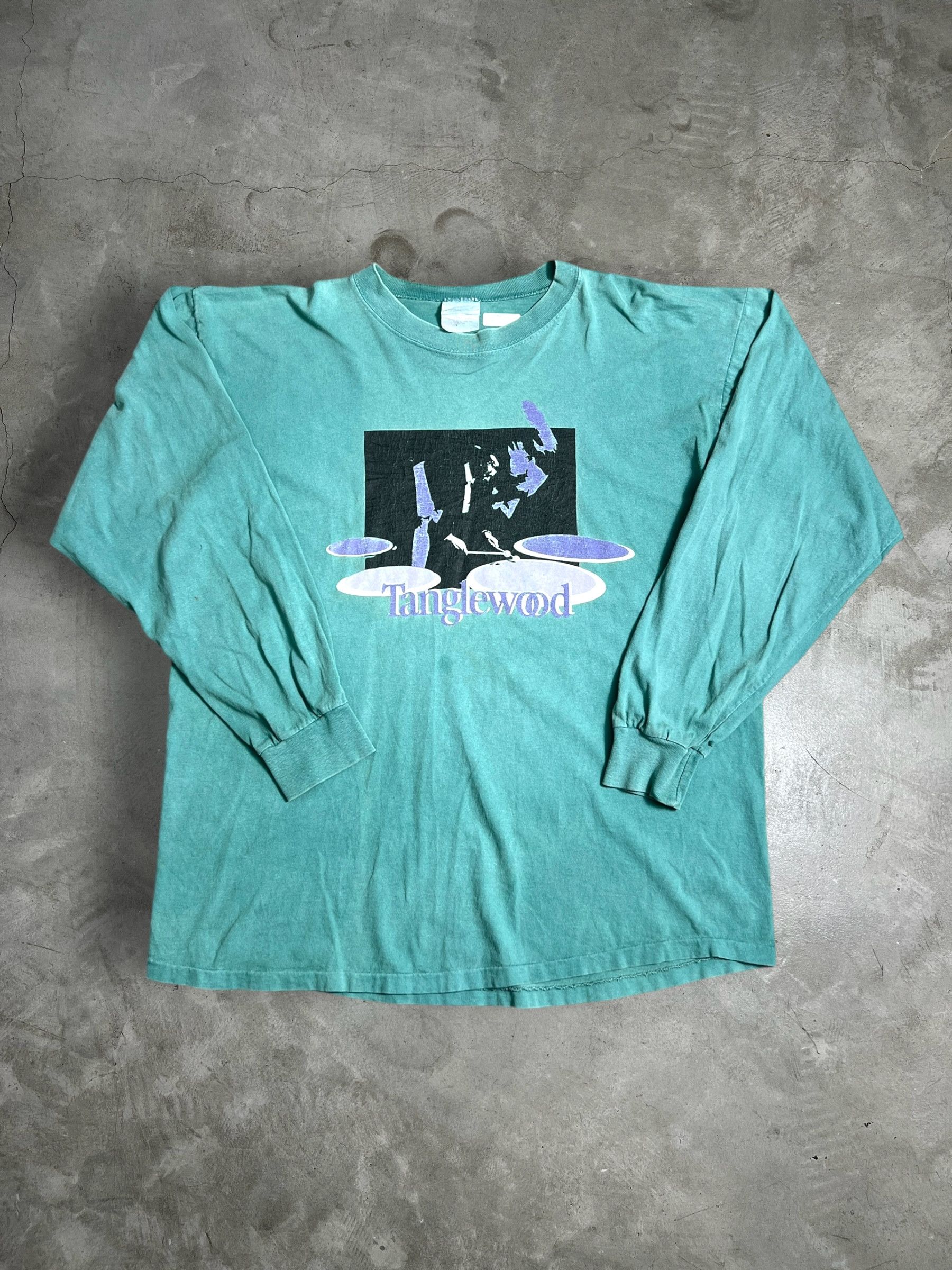 Vintage Vintage 90s Tanglewood Guitars Promo L/S Graphic Tee GTME633 Size US XL / EU 56 / 4 - 1 Thumbnail