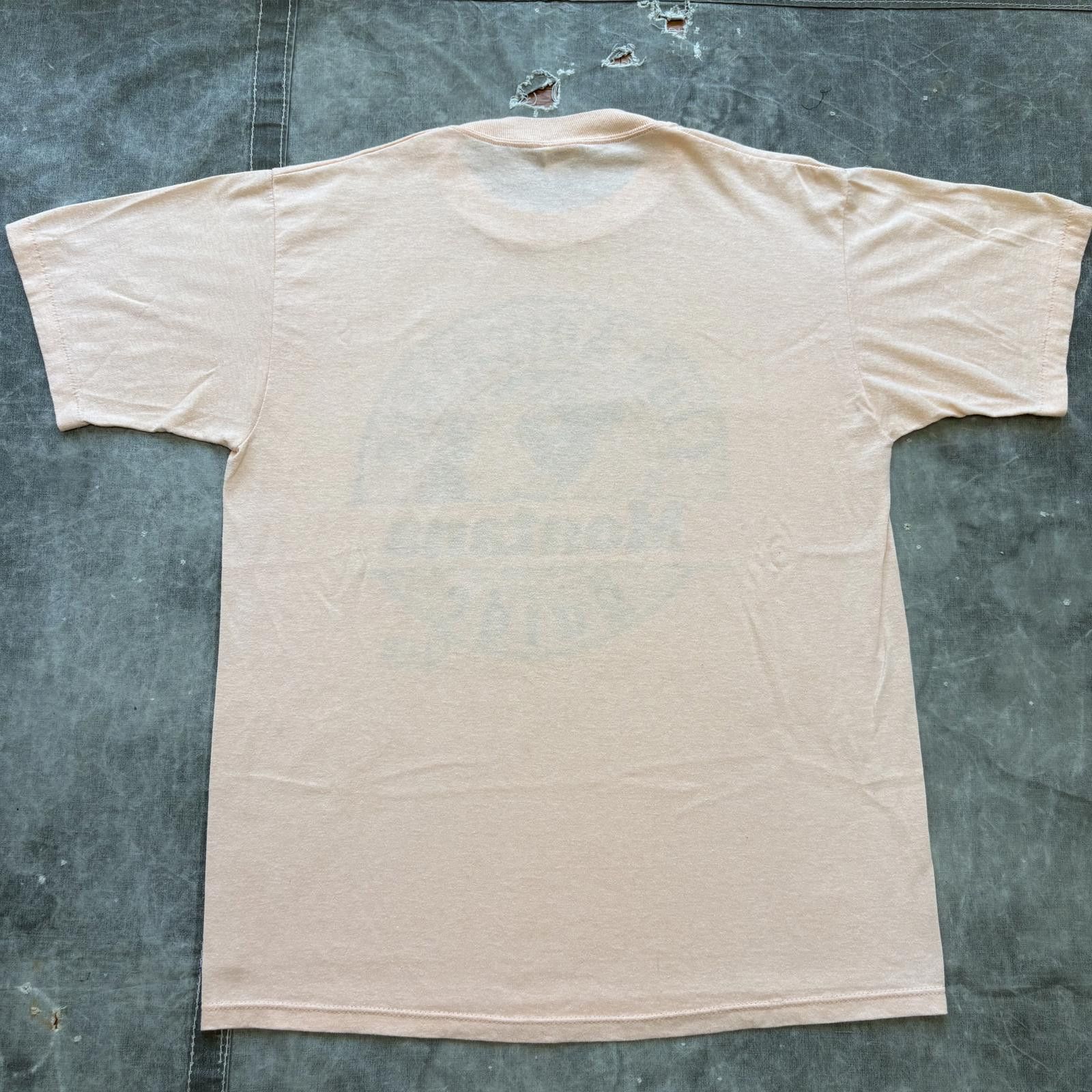 Velva Sheen Vintage 80s Adventure Guide Montana Earth Nature Peach Shirt Size US XL / EU 56 / 4 - 6 Thumbnail