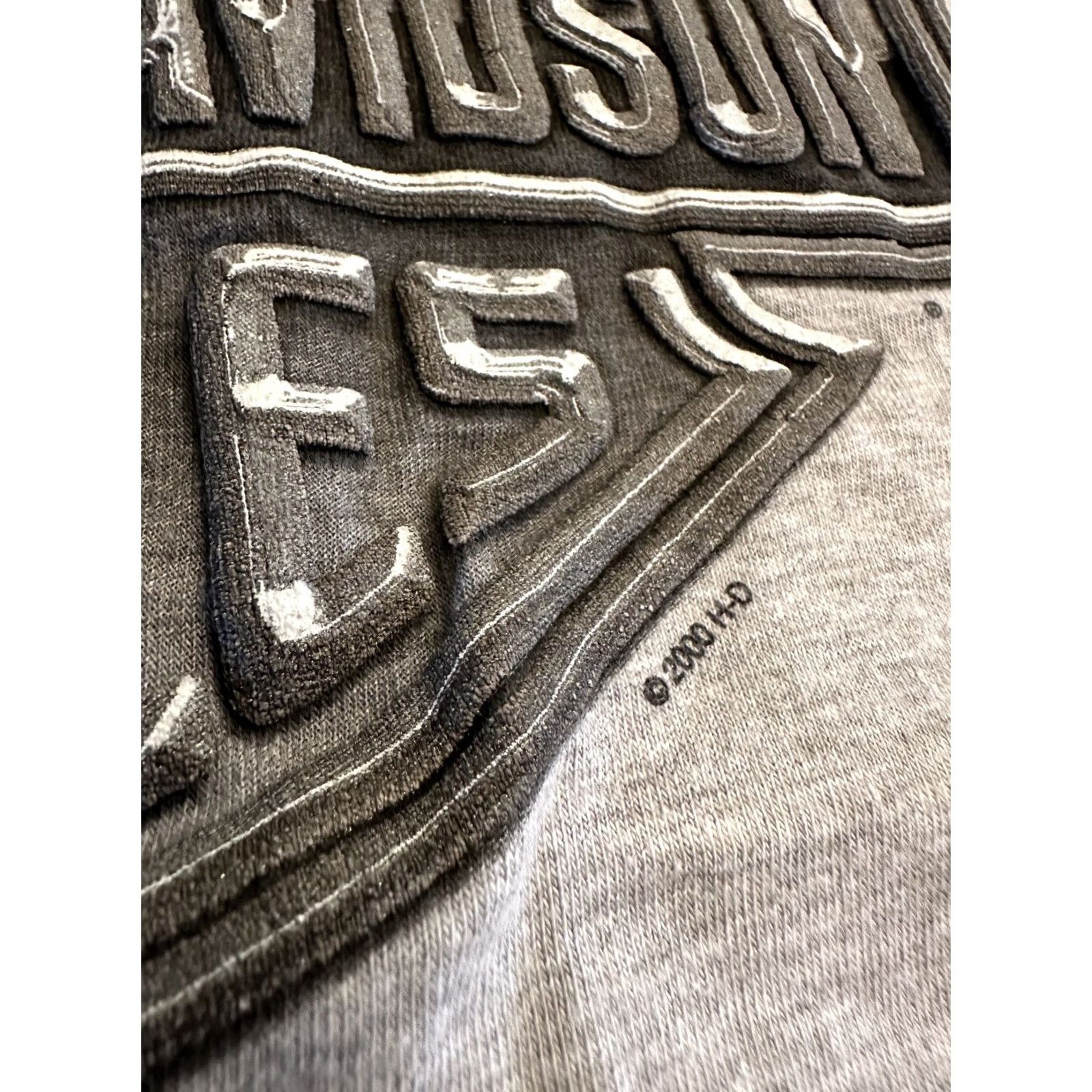 Harley Davidson VINTAGE Harley-Davidson T-Shirt 2XL Gray Short Sleeve Puff Print Logo Men US Virgin Islands St. Thomas Printed Logo Graphic Y2K Size US XXL / EU 58 / 5 - 3 Thumbnail