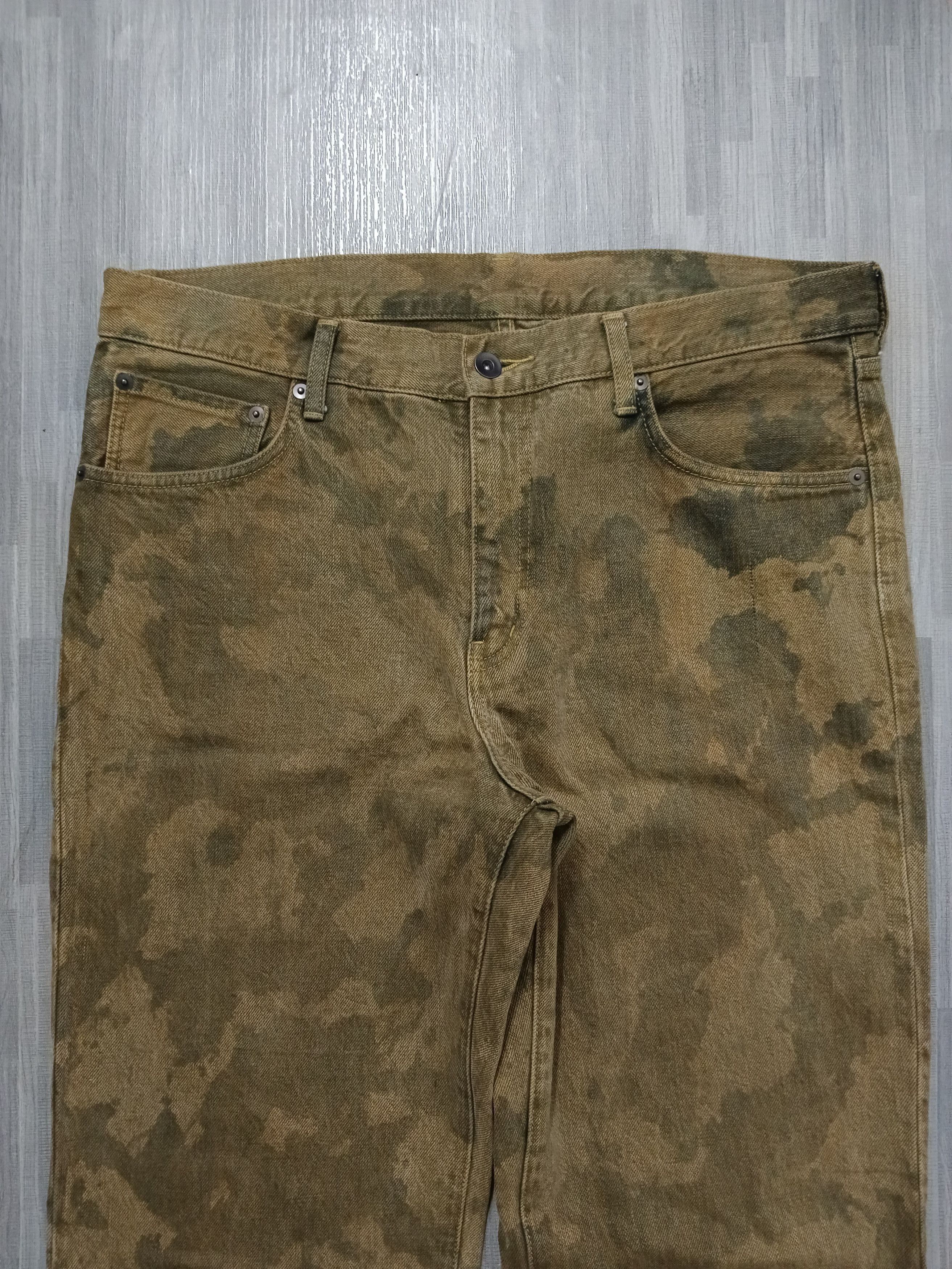 Bleach SICK BLEACHED UNIQLO DENIM PANTS Size US 34 / EU 50 - 4 Thumbnail