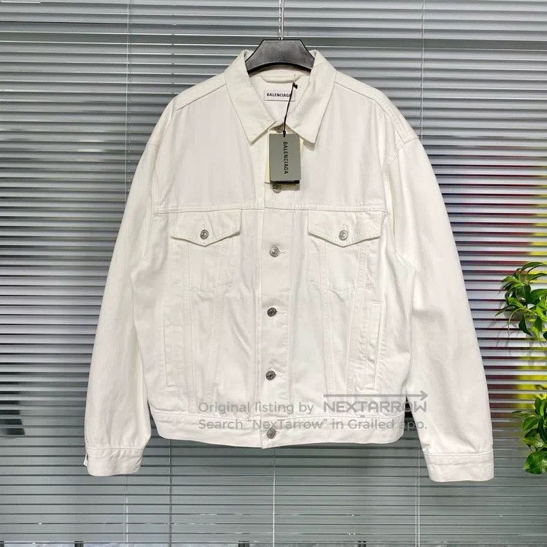Balenciaga Balenciaga Washed Denim Jacket Size XS / US 0-2 / IT 36-38 - 2 Thumbnail