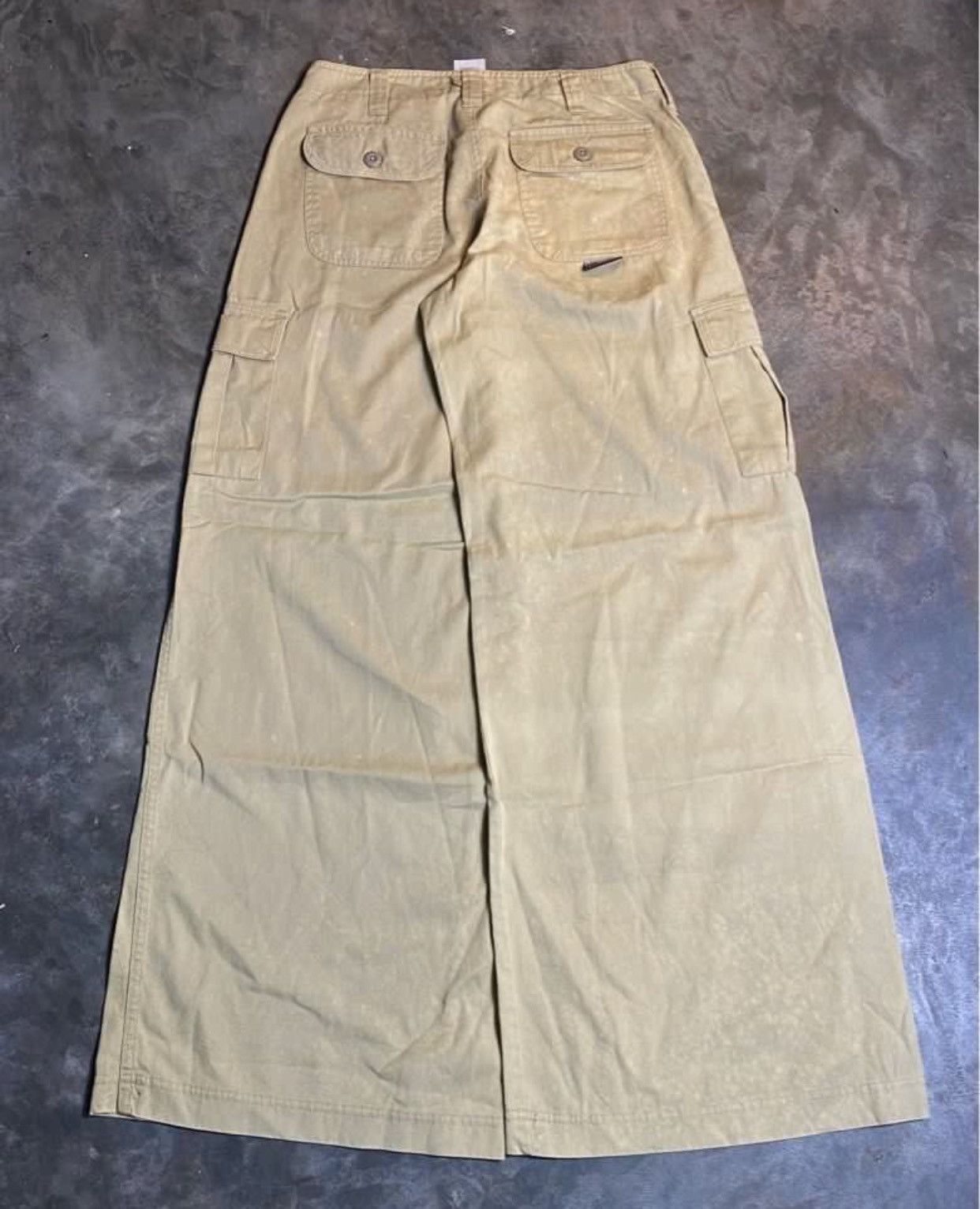 JNCO 🔥Vintage 90s🔥 Buggirls Cargo Super Baggy Wideleg Size 31" - 2 Thumbnail
