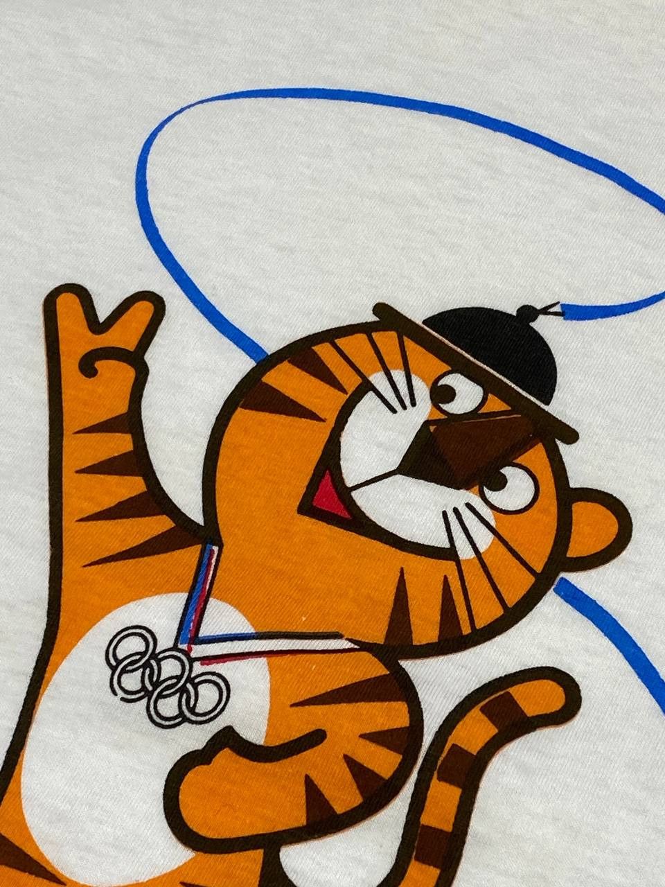 Other Vintage Olympics 1988 Seoul Korea Tiger Cat Mascot T-Shirt Size US M / EU 48-50 / 2 - 7 Thumbnail
