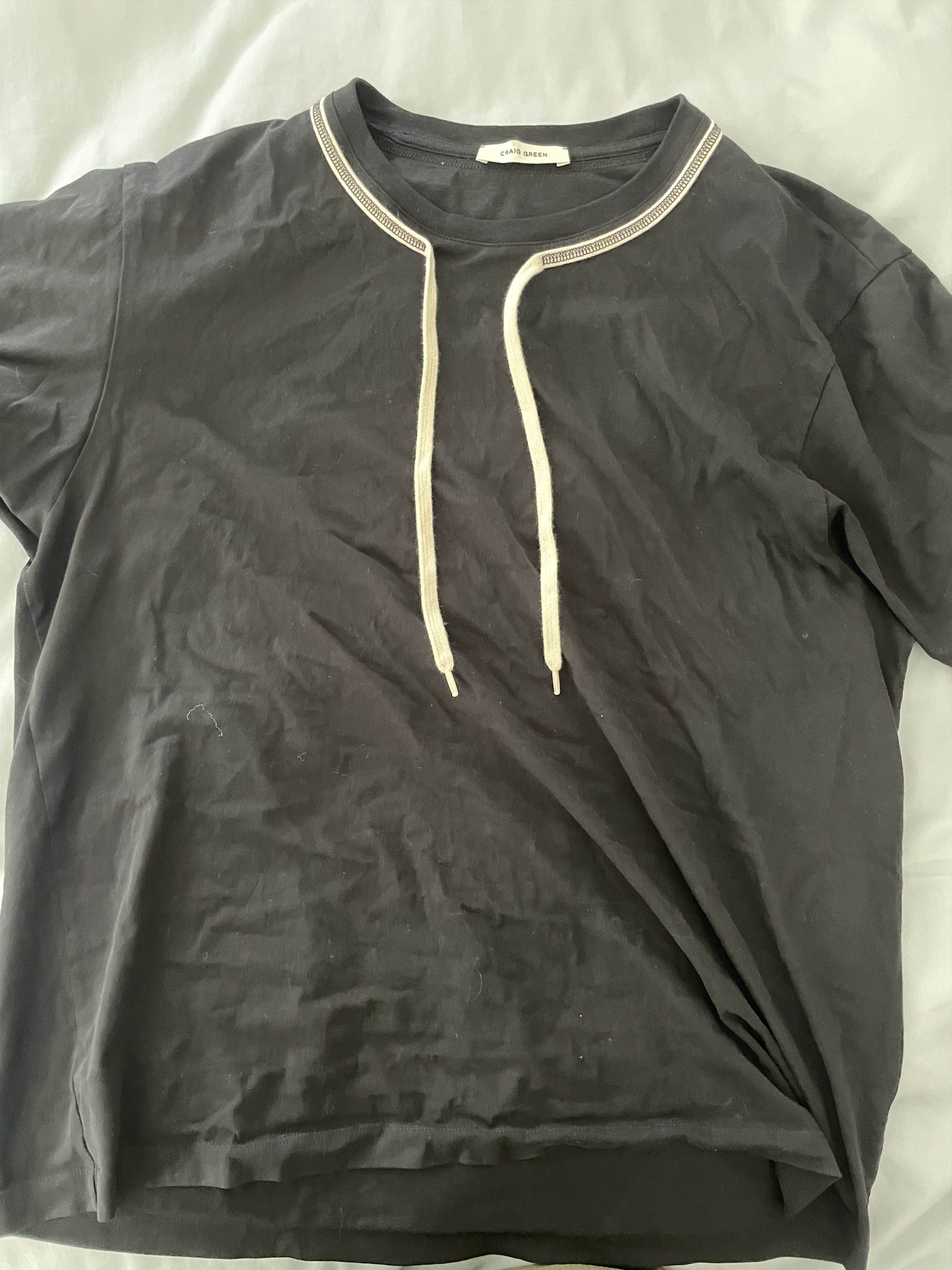 Craig Green Craig Green Neck Lace T-Shirt Size US XL / EU 56 / 4 - 1 Thumbnail