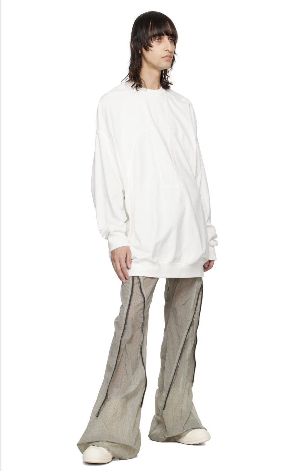Rick Owens Rick Owens splintered Peter oversized white shirt - M (NWT) Size US M / EU 48-50 / 2 - 4 Thumbnail