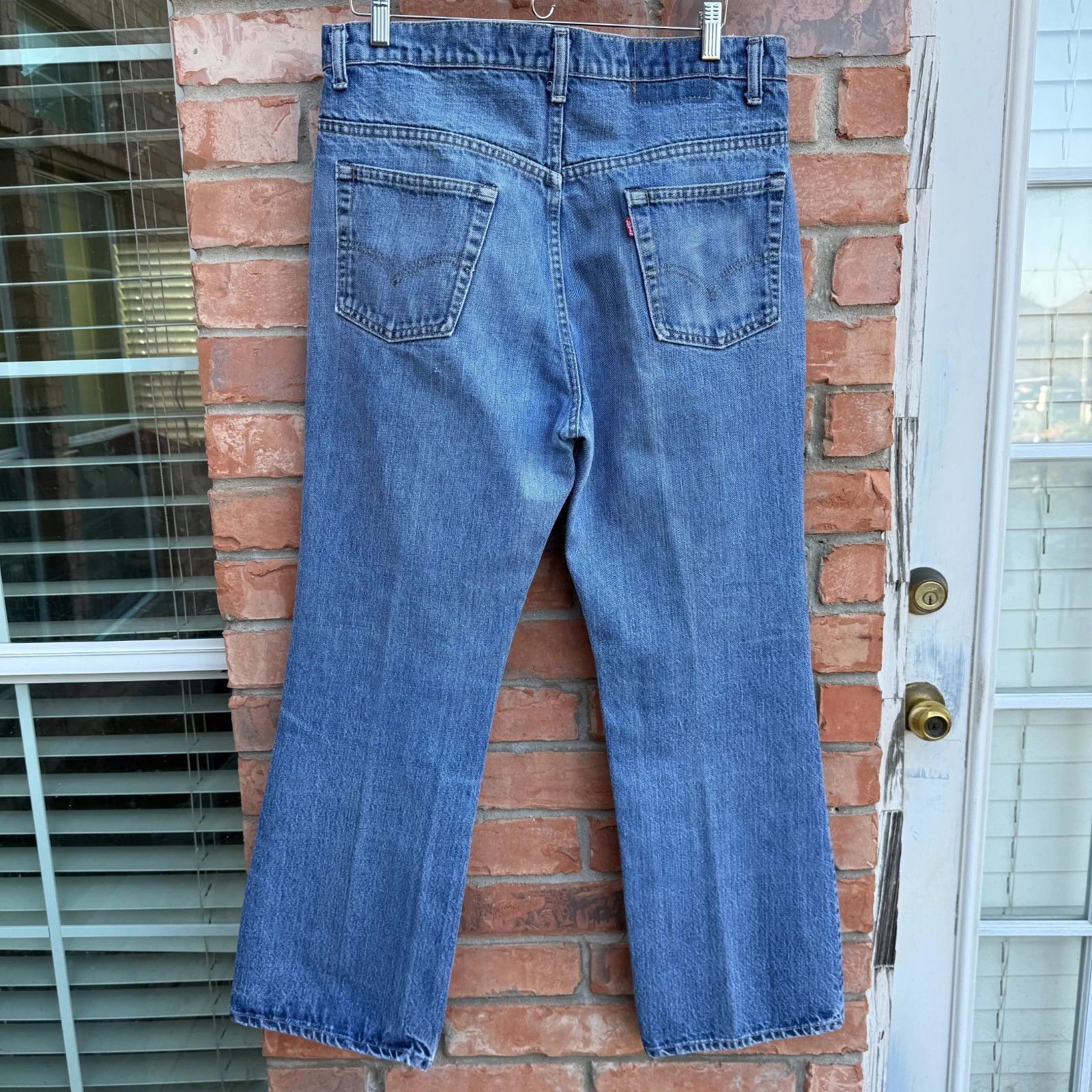 Levi's Vintage 80s Levis 517 Blue Bootcut Denim Made in USA Jeans Size US 34 / EU 50 - 4 Thumbnail