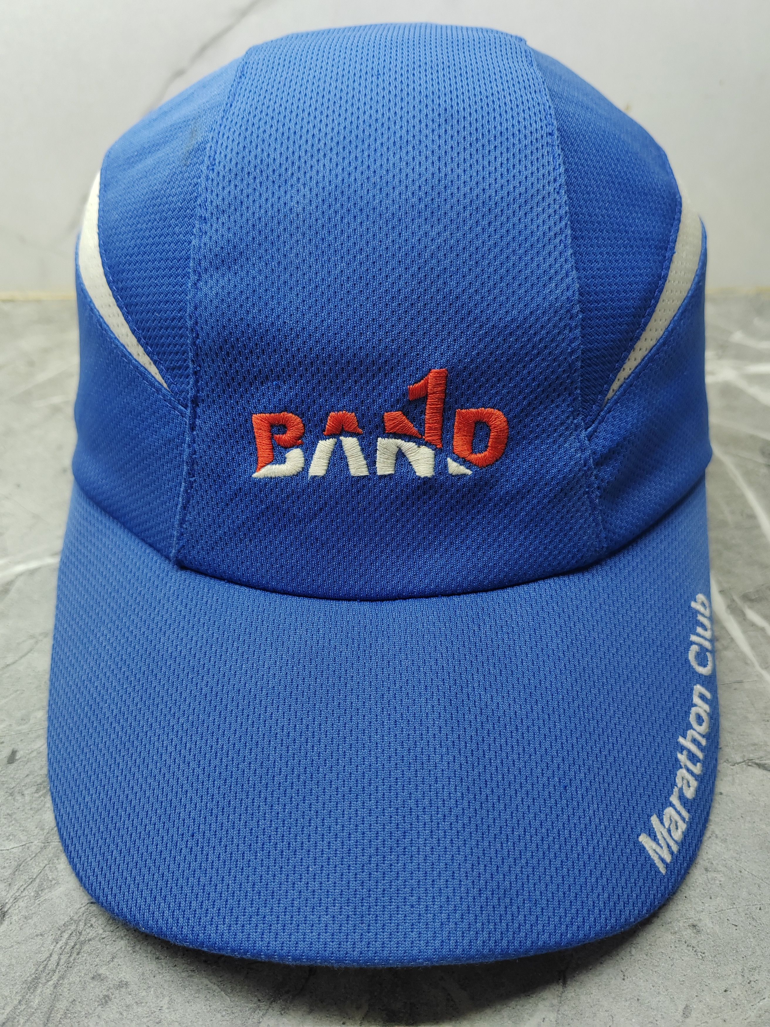 Japanese Brand Vintage Band Marathon Club Running Cap Hat Size ONE SIZE - 2 Thumbnail