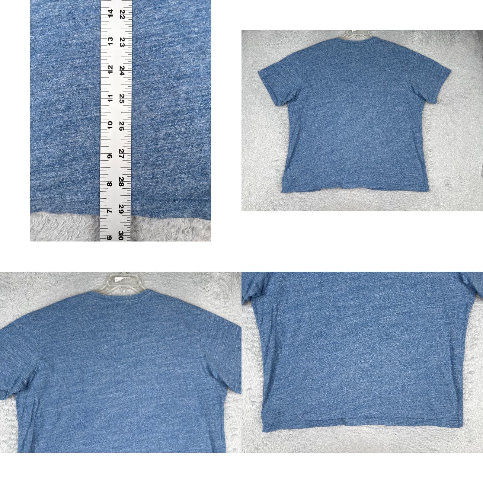 Ralph Lauren Polo Ralph Lauren Shirt Mens 2XL Heather Blue Crew Short Sleeve 100% Cotton XXL Size US XXL / EU 58 / 5 - 9 Thumbnail