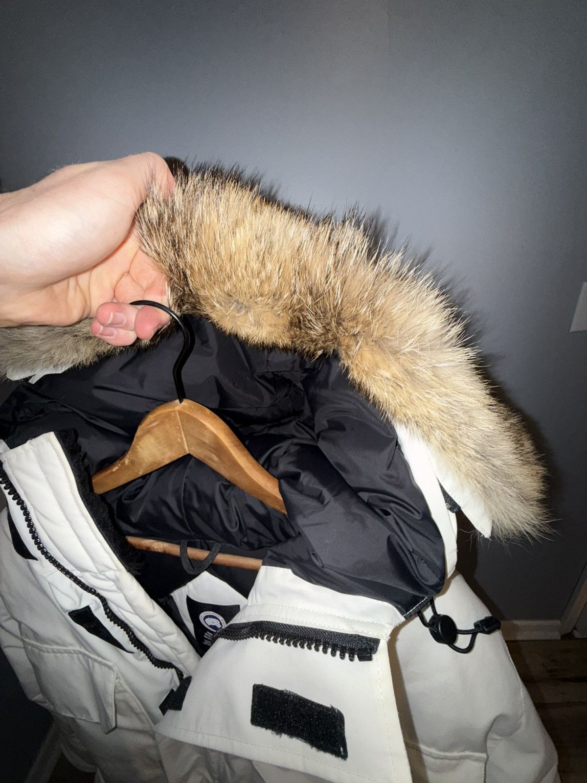 Canada Goose Canada Goose - Expedition Parka White with Fur Size US M / EU 48-50 / 2 - 6 Thumbnail