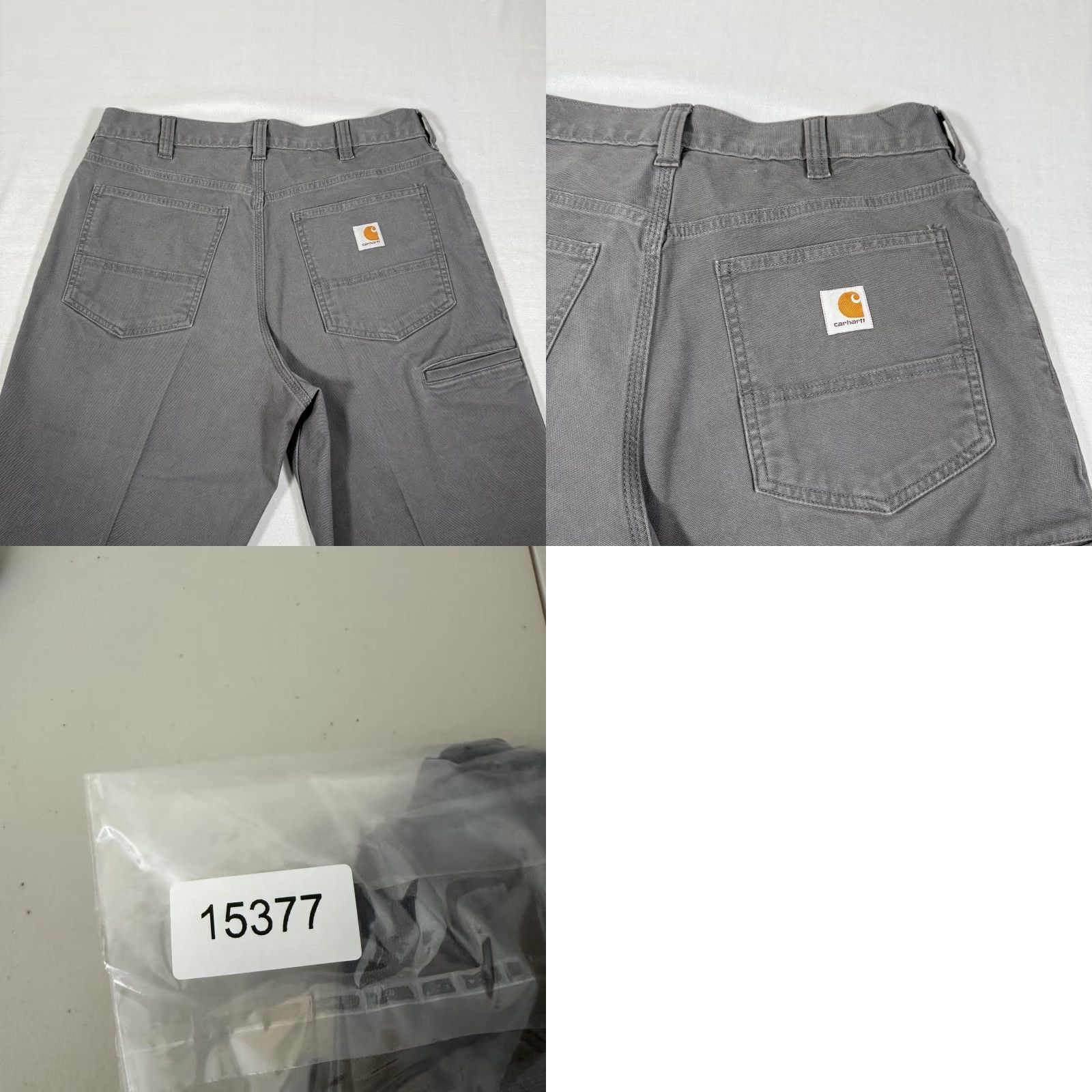 Carhartt Carhartt Pants Mens 34x34 Gray Canvas Carpenter Relaxed Fit Stretch Work Size US 34 / EU 50 - 9 Thumbnail