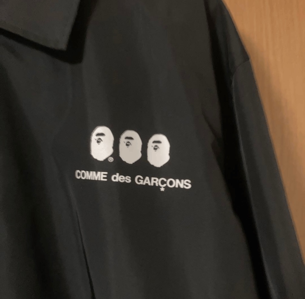 Comme des Garcons COMME des GARCONS × A BATHING APE Coach Jacket Size US XL / EU 56 / 4 - 2 Thumbnail
