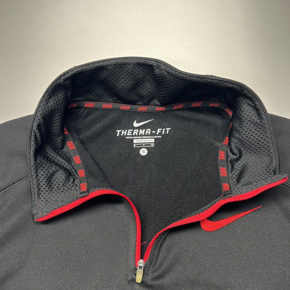 Nike Nike Therma Fit Quarter Zip Black Pullover 1/4 Fleece Red Size US S / EU 44-46 / 1 - 5 Thumbnail
