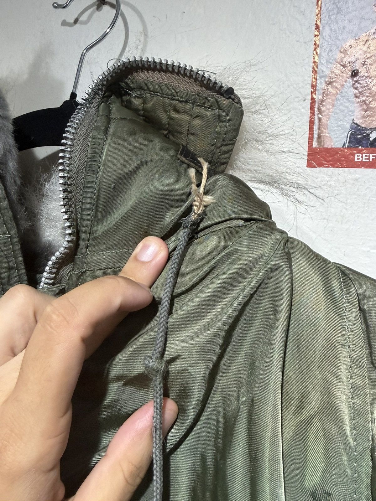 Alpha Industries Vintage 80s Alpha Industries N-2 Jacket Size US L / EU 52-54 / 3 - 8 Thumbnail