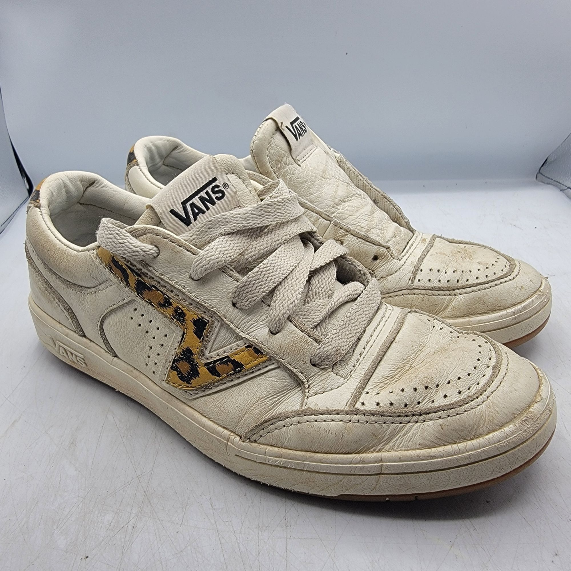 Vans Lowland CC Big Cat Marshmallow Leopard Classic Womens