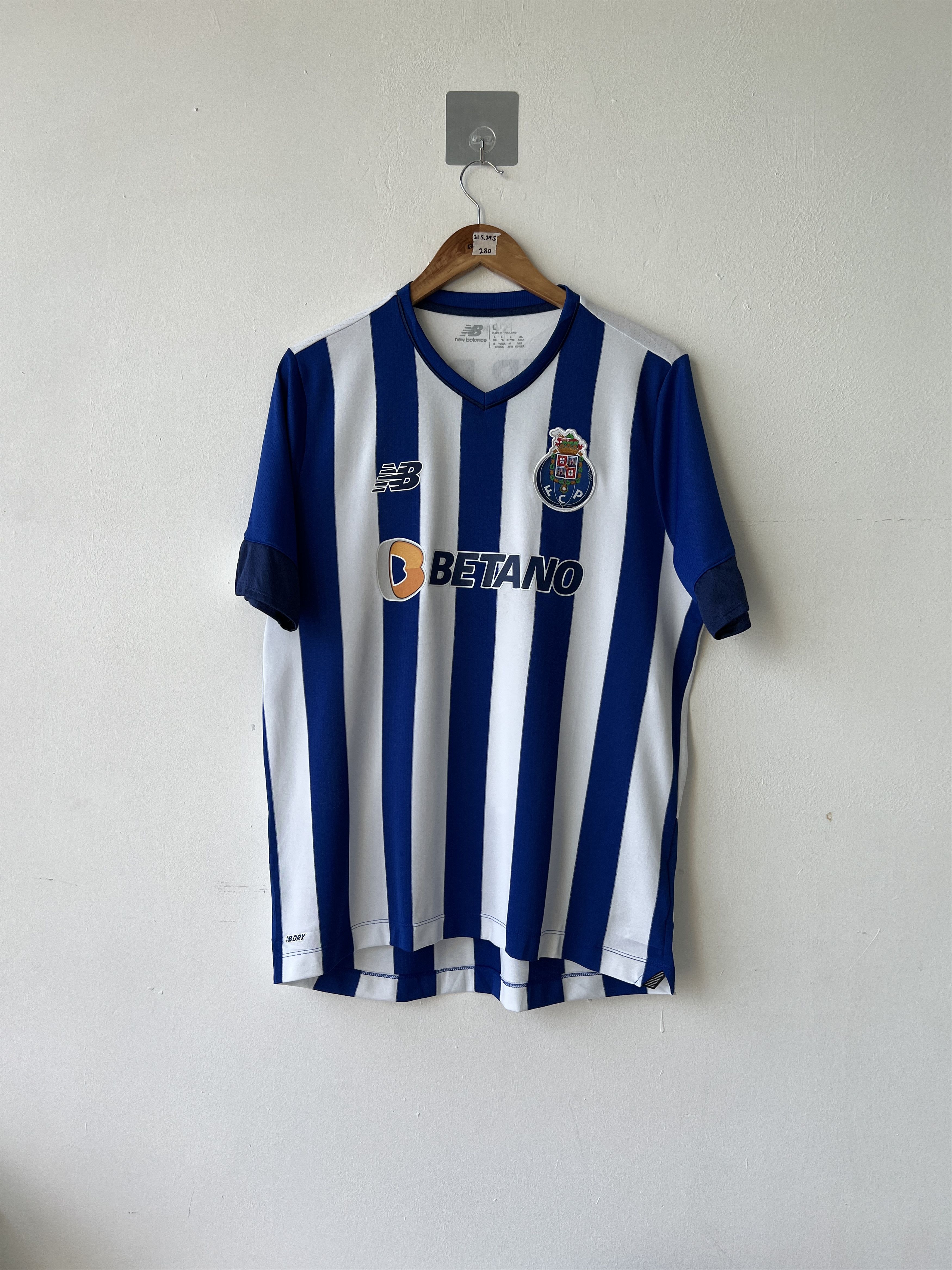 New Balance (L) Porto 2022-23 Home Shirt Pepe #3 Kit Size US L / EU 52-54 / 3 - 2 Thumbnail