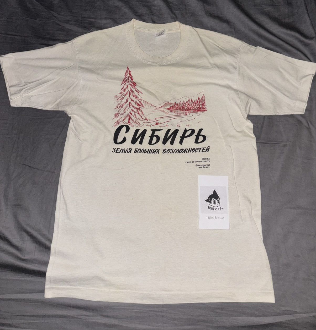 Vintage Vintage Russian Siberia Novgorod Tee Size US L / EU 52-54 / 3 - 1 Thumbnail