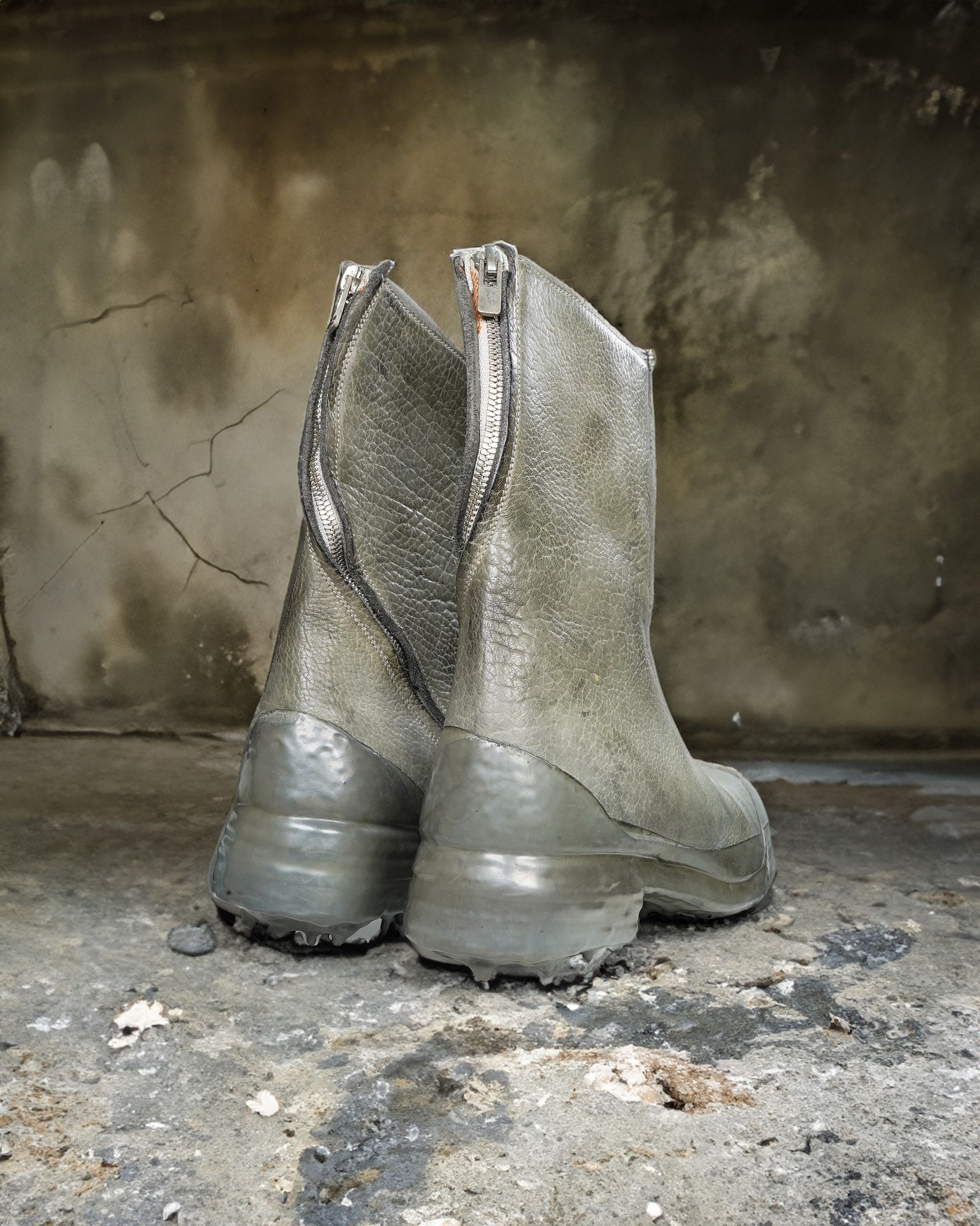 Carol Christian Poell Carol Christian Poell Drip Tornado Boots | Grailed