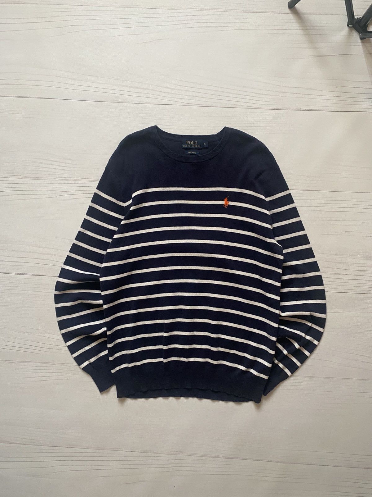 Polo Ralph Lauren Vintage Polo Ralph Lauren striped pina cotton y2k sweater Size US S / EU 44-46 / 1 - 1 Thumbnail