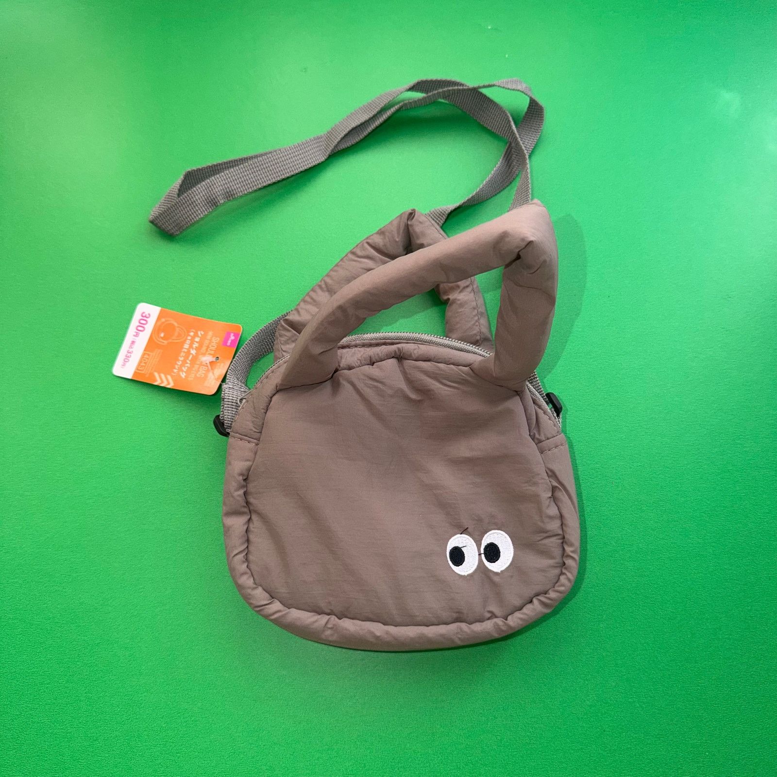 Japanese Brand Totoro Dust Sprite Puffy Plush Bag Gray Black Japan Ghibli Size ONE SIZE - 2 Thumbnail