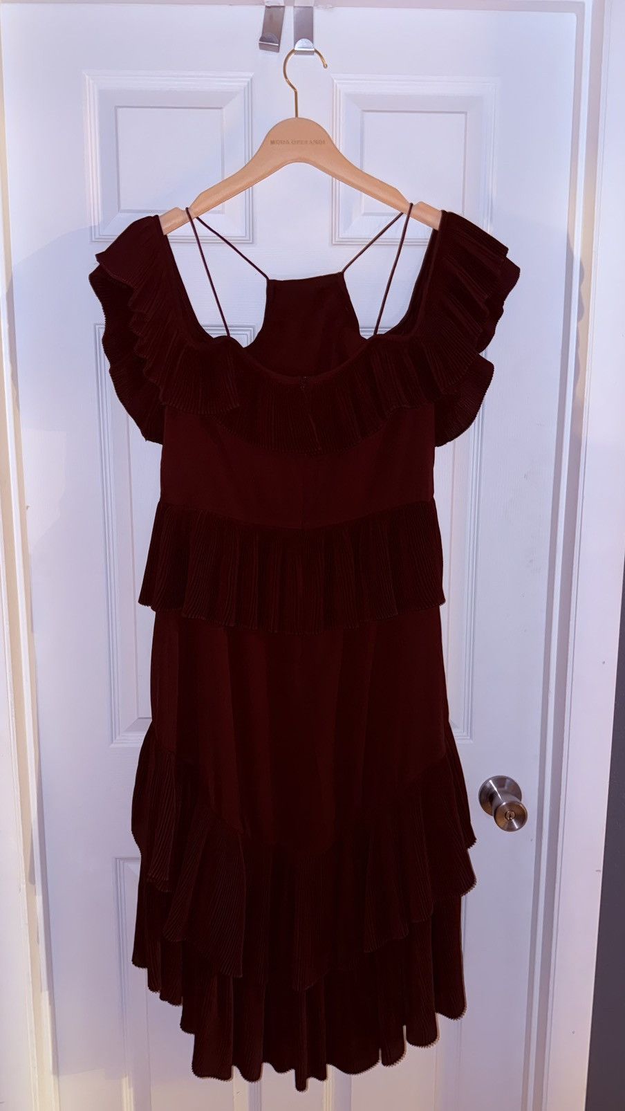 Acler Acler Off the Shoulders Midi Length Dress Size L / US 10 / IT 46 - 8 Thumbnail