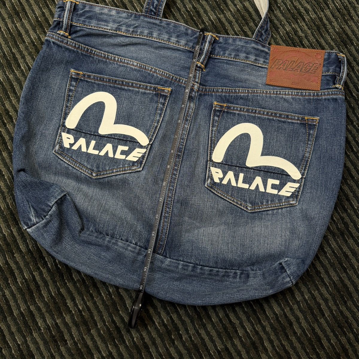 Evisu × Palace Palace Evisu Denim Tote Bag Size ONE SIZE - 7 Thumbnail