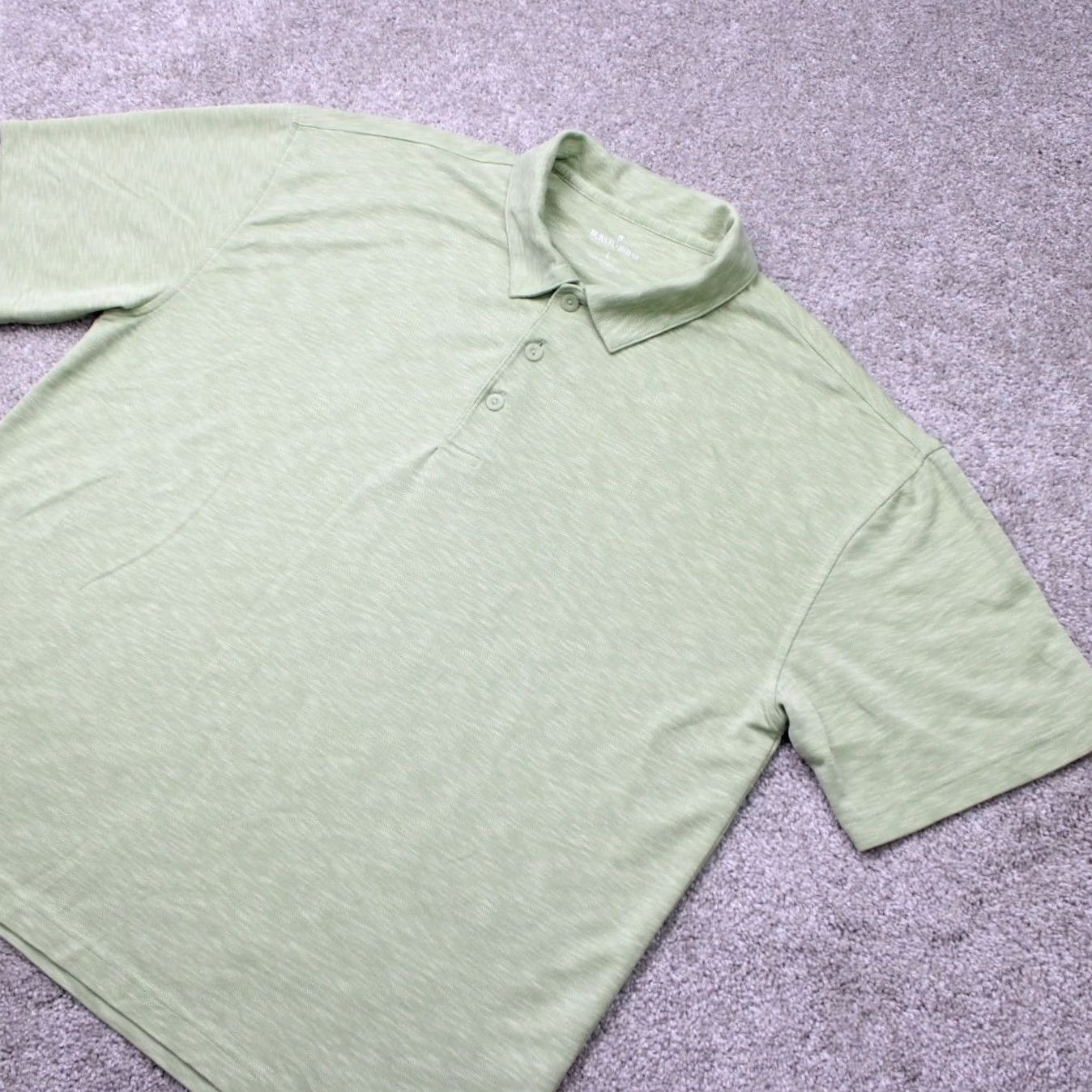 Vintage Burma Bibas Polo Shirt Mens Large Green Modal Rayon Polynosic/Polyester S/S Polo Shirt Mens Large Green Polo Shirt Mens Large Green Burma Bibas Size US L / EU 52-54 / 3 - 3 Thumbnail