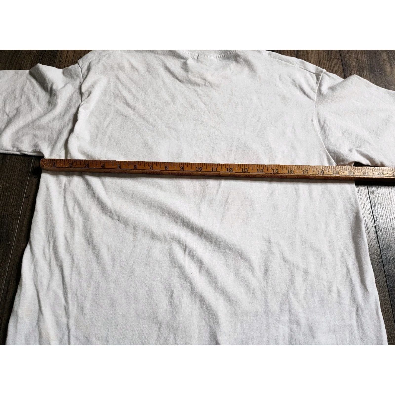Fruit Of The Loom Vintage Mens L Wellness Works Apple Polk County FL Schools T Shirt Distressed Size US L / EU 52-54 / 3 - 2 Thumbnail