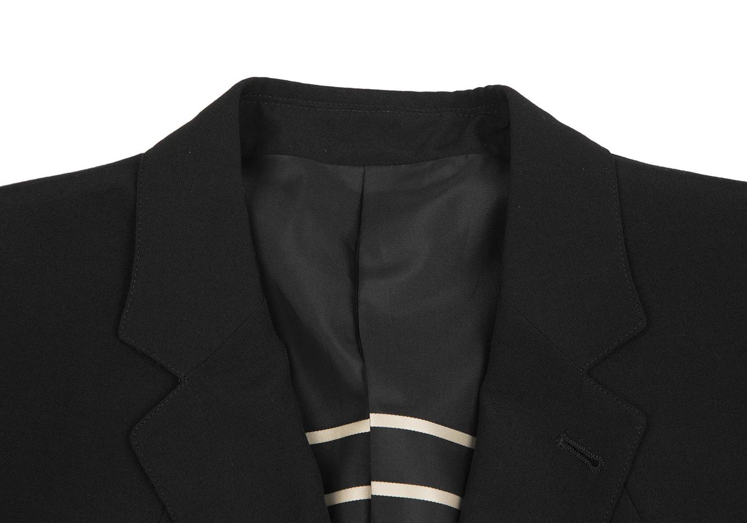 Jean Paul Gaultier Wool 3-Button Jacket in Black, Size 48 Size US M / EU 48-50 / 2 - 3 Thumbnail