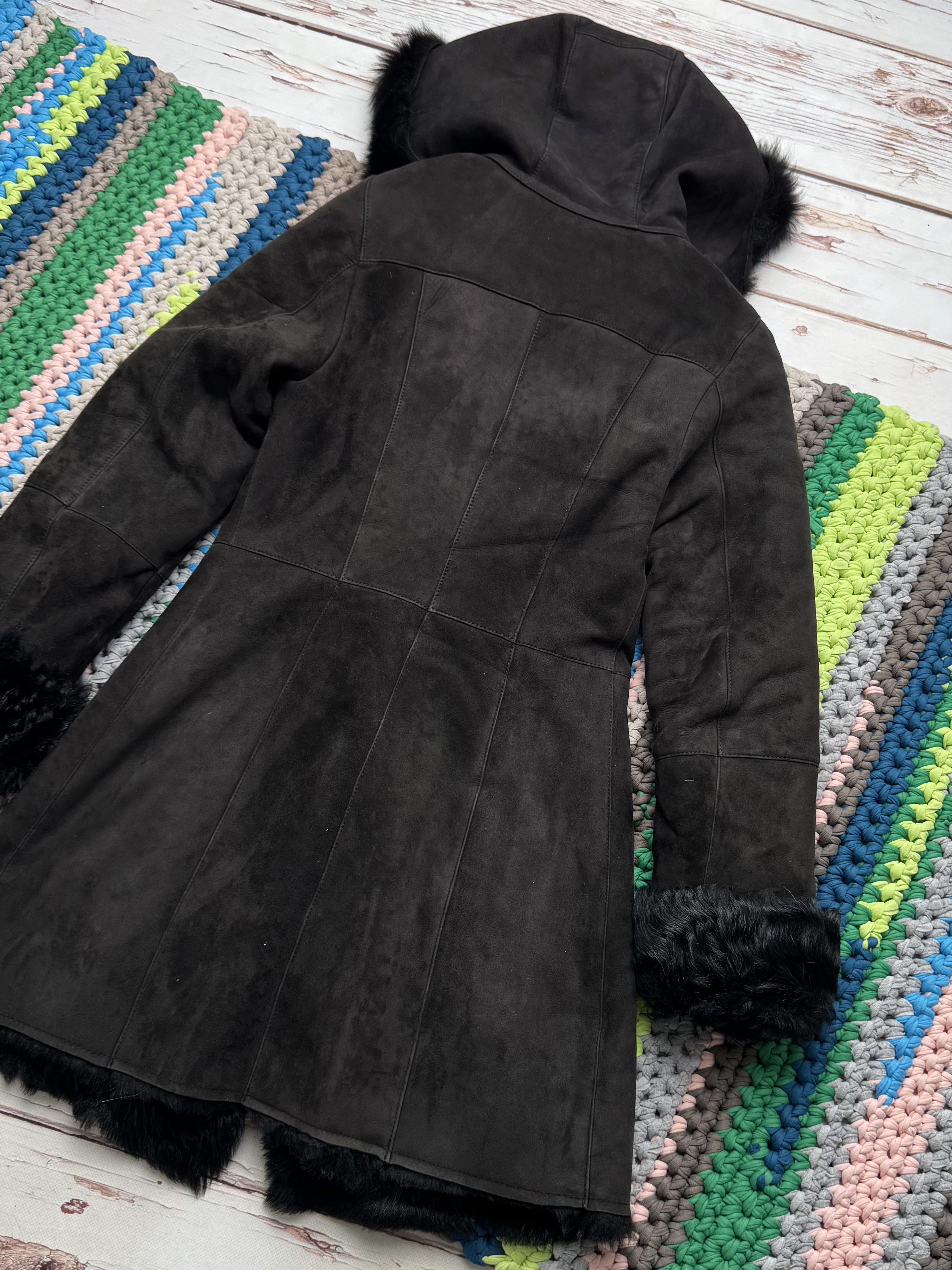Vintage Vintage Real Sheepskin Hooded Coat (D10)(D15) Size XS / US 0-2 / IT 36-38 - 16 Thumbnail