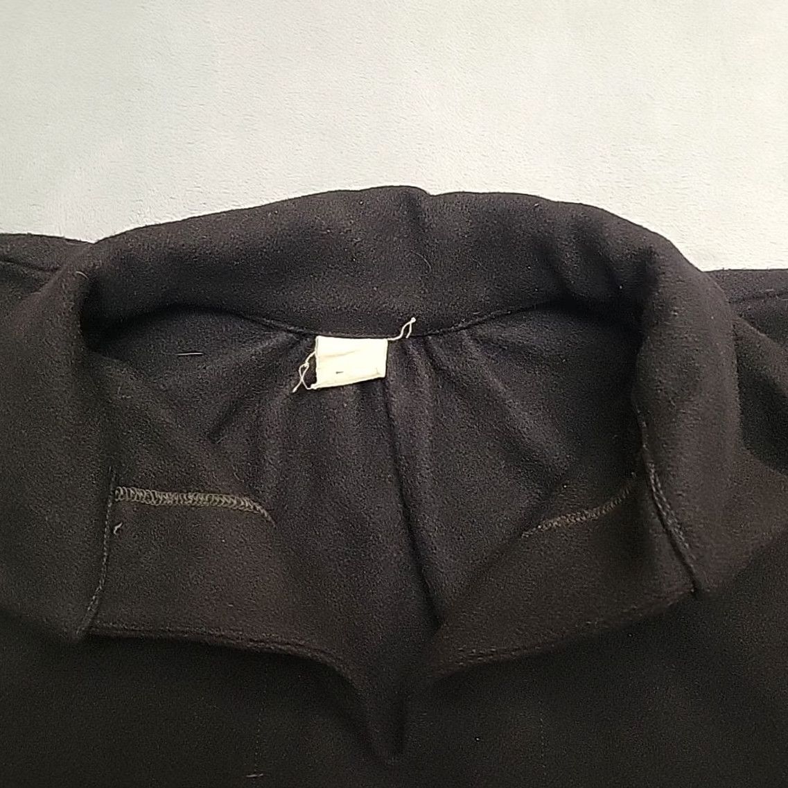Vintage VINTAGE Wool Shirt Jacket Mens 3XL Black Heavyweight Pullover Coat Overshirt Workwear Coat Jacket Wool Shirt Junior? Size US XXL / EU 58 / 5 - 4 Thumbnail