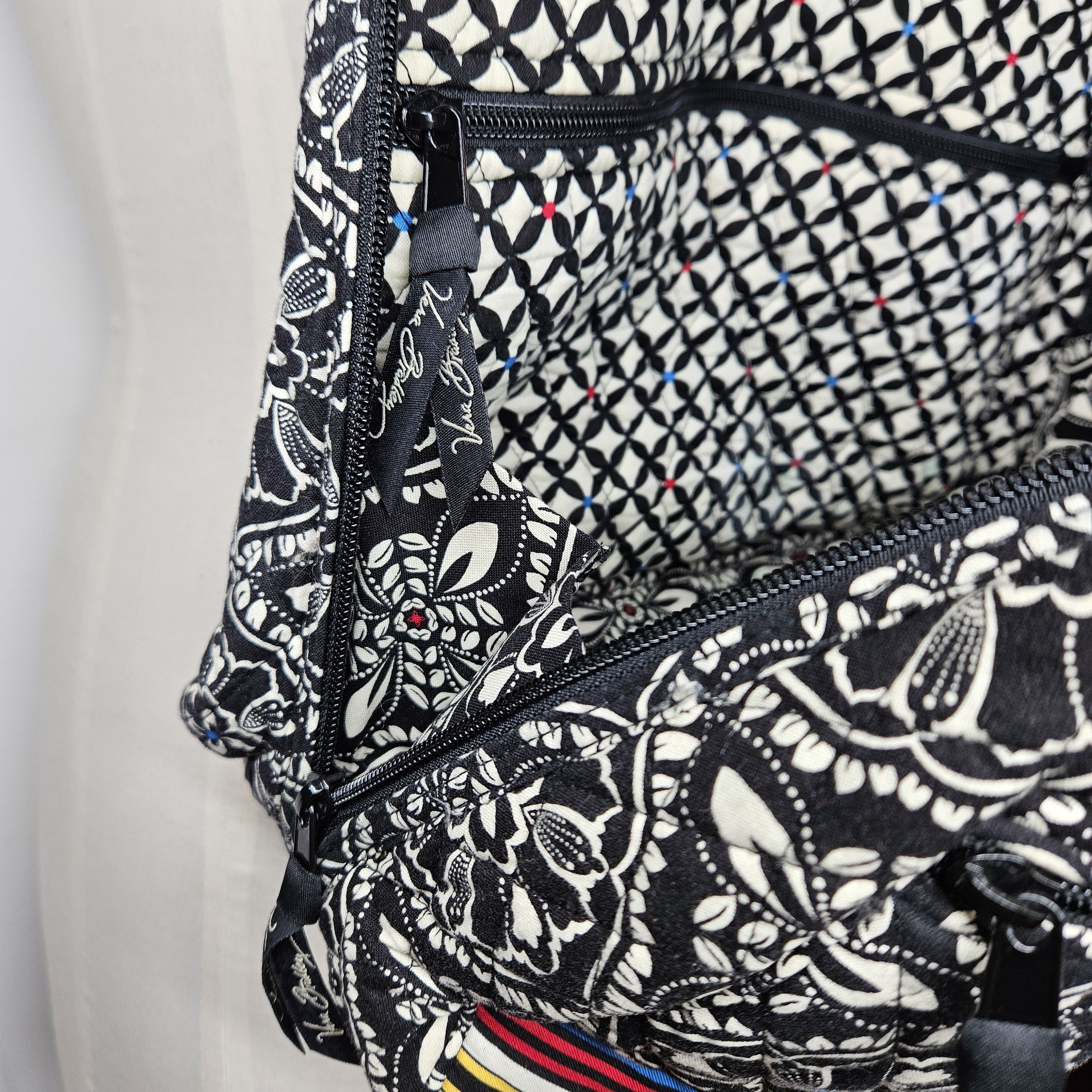 Vera Bradley Vera Bradley 13x10x5" Bag Alma Double Strap Shoulder Black Size ONE SIZE - 10 Thumbnail