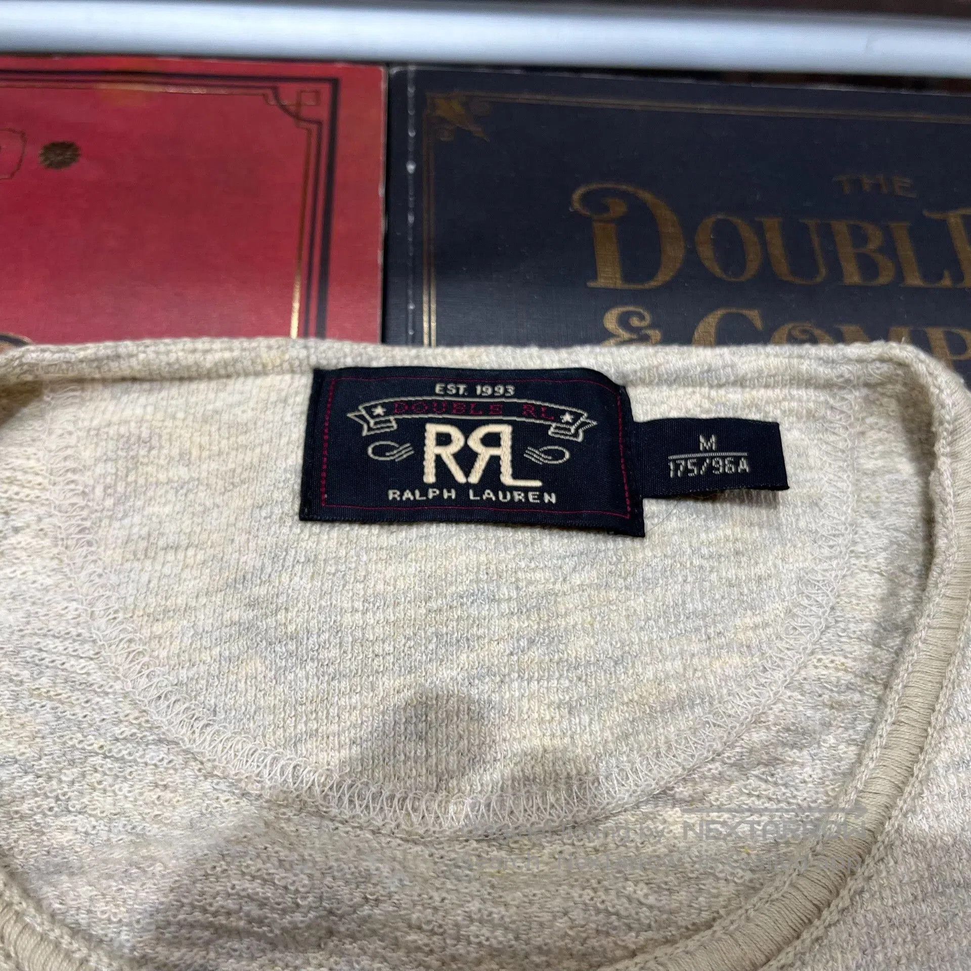 RRL Ralph Lauren RRL Vintage Indian Embroidery Henley Shirt. Size US M / EU 48-50 / 2 - 4 Thumbnail