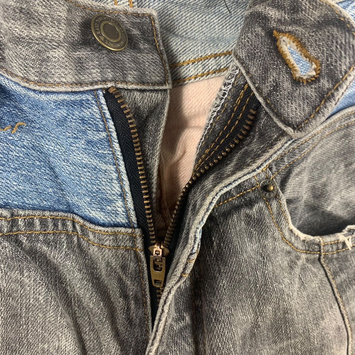 If Six Was Nine × Japanese Brand EAST20BOX japanesebrand double waist jeans Size US 31 - 13 Thumbnail