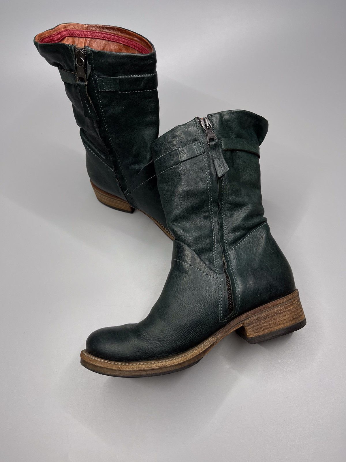 Japanese Brand × Vintage A.S 98 Boots Leather Style Rick Owens Size US 6 / IT 36 - 5 Thumbnail