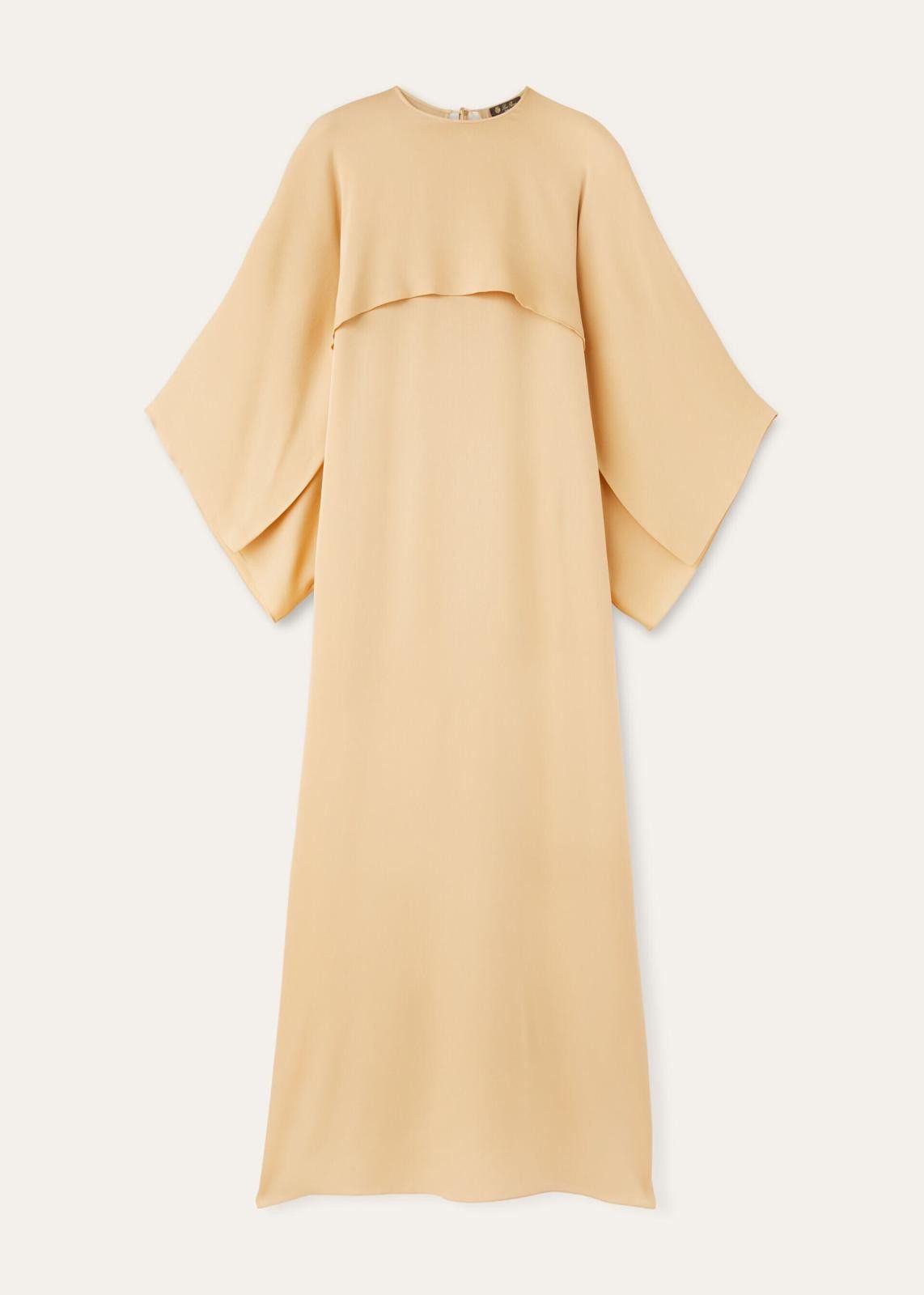 Loro Piana o1srvl11e0125 FAN8309 Jayma Silk Dress in Yellow Size S / US 4 / IT 40 - 1 Thumbnail