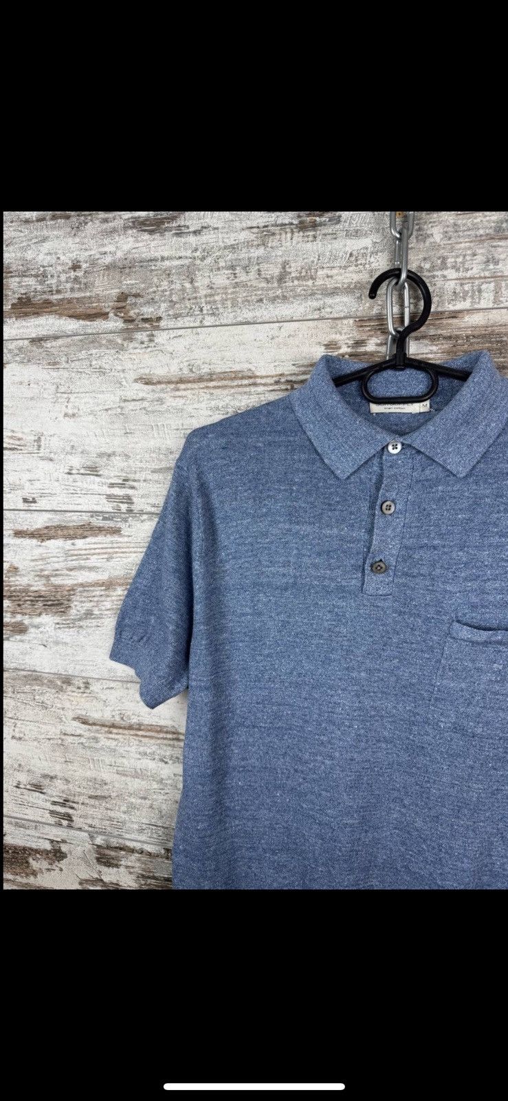 Suitsupply × Vintage Mens Vintage Suitsupply Wool Polo T Shirt Tee Size US M / EU 48-50 / 2 - 3 Thumbnail