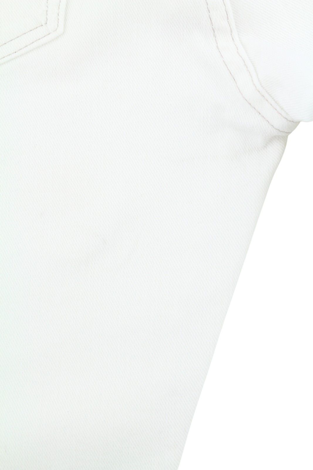 R13 BOY STRAIGHT 29 Bale White Cropped Ankle Zip Jeans 87161 Size 29" - 14 Thumbnail