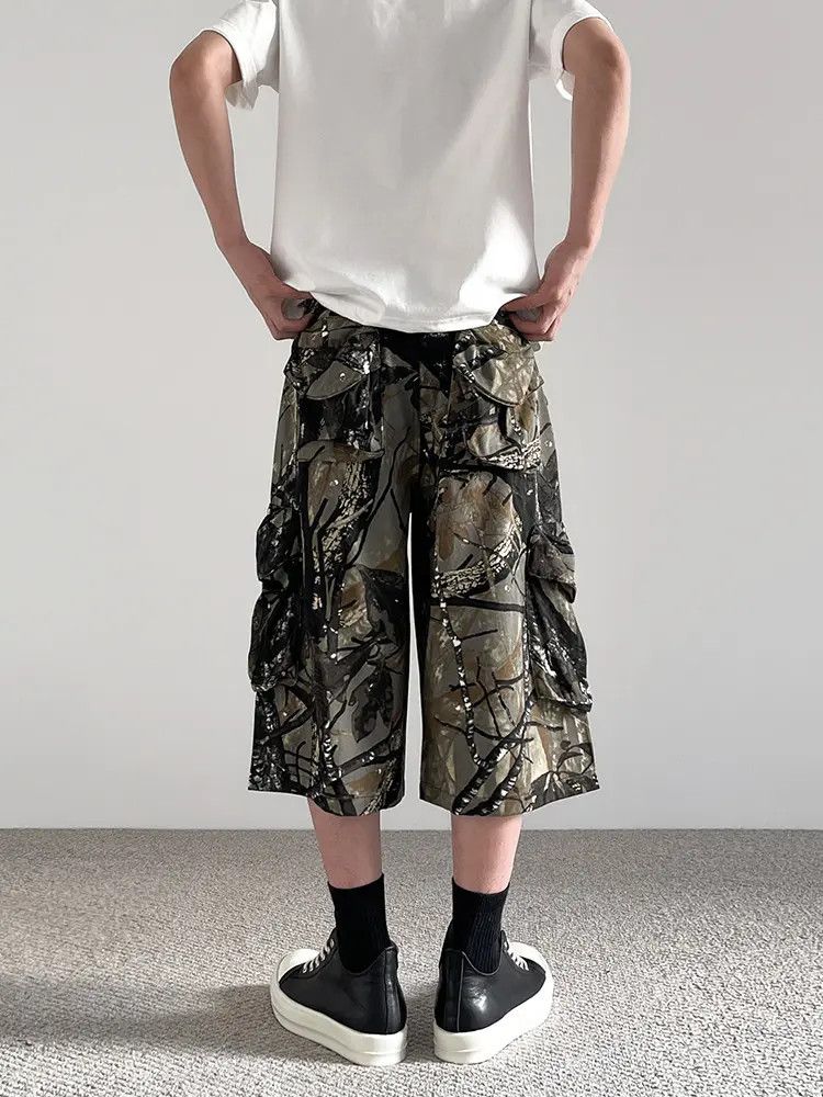 Japanese Brand Baggy Camo Shorts Size US 28 / EU 44 - 3 Thumbnail