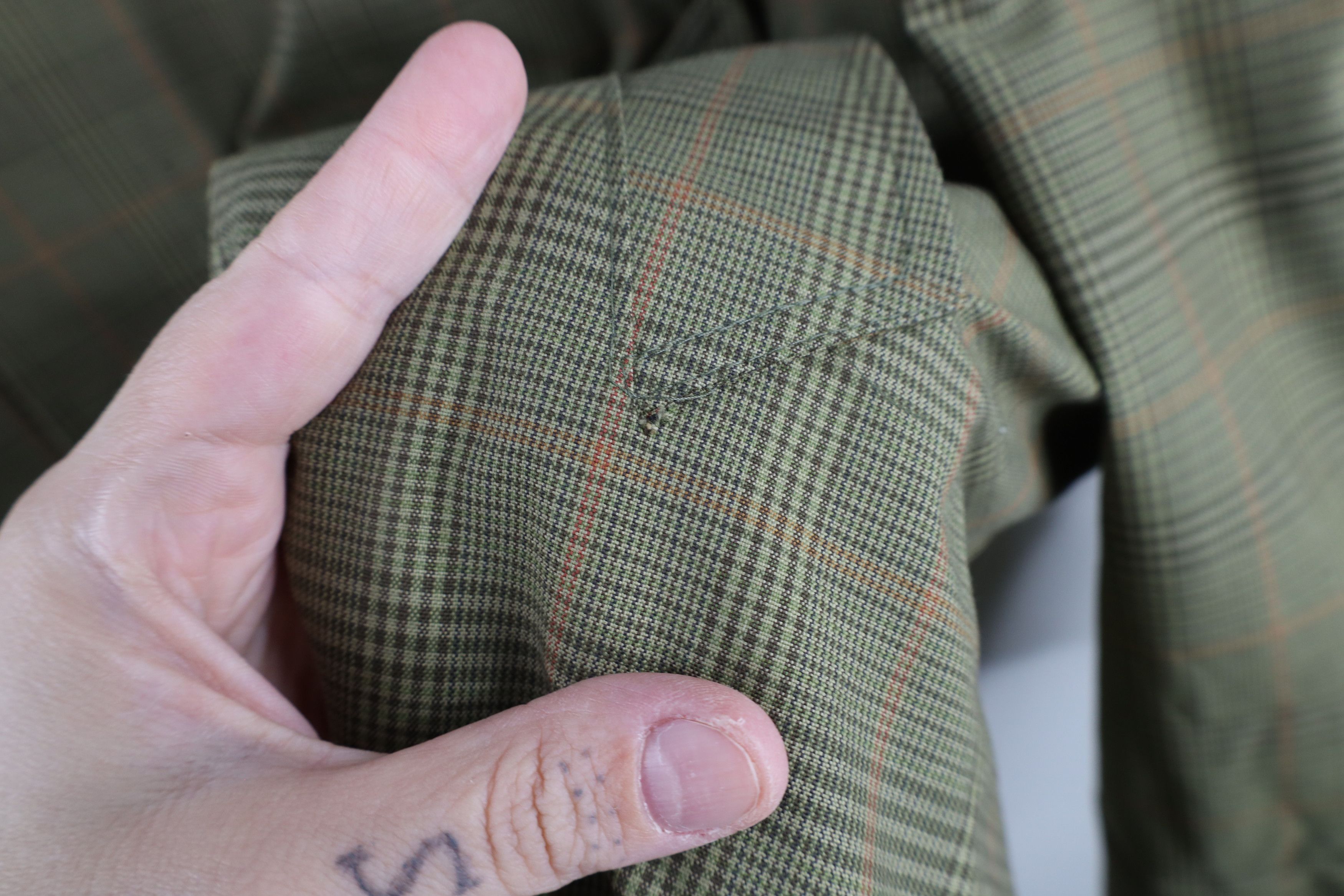 Vintage Vintage 50s 60s Streetwear Coat Overcoat Jacket Plaid USA Size US L / EU 52-54 / 3 - 6 Thumbnail