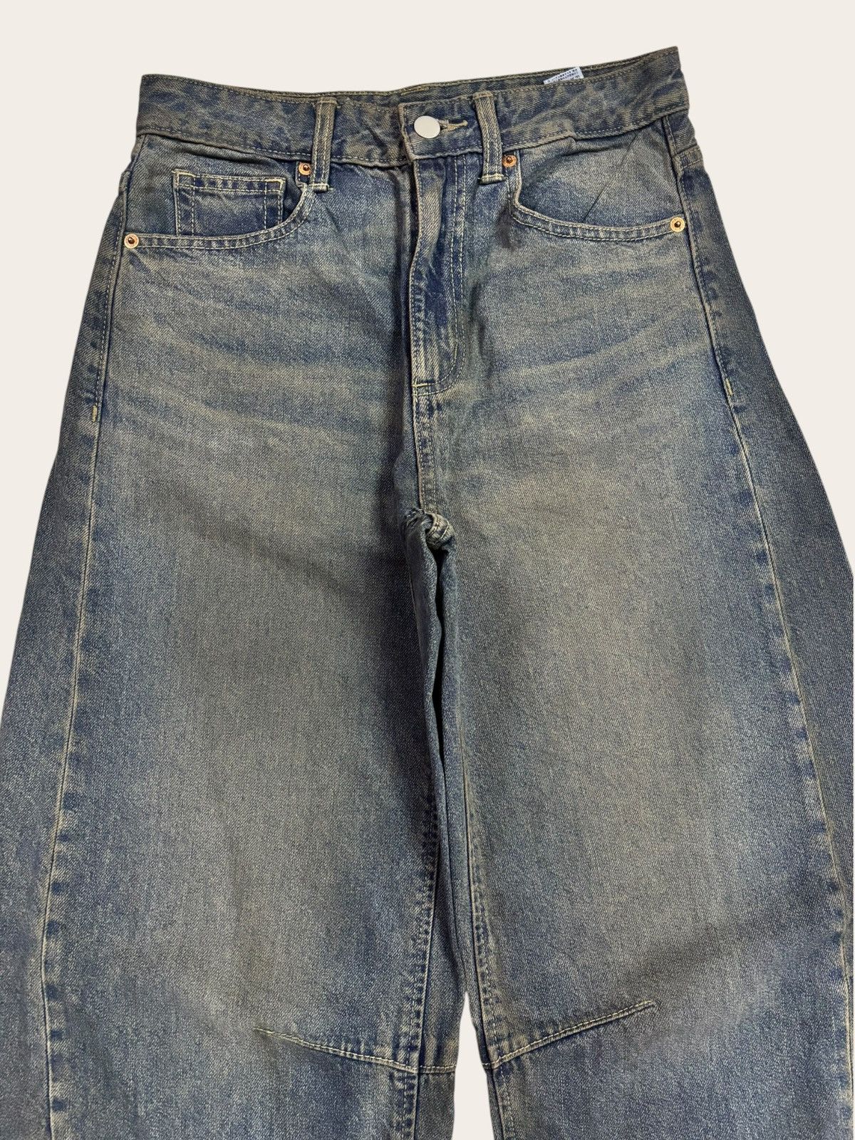 Jun Takahashi Japan GU Crazy Rusty Wash Ballon Loose Jeans Size US 28 / EU 44 - 4 Thumbnail