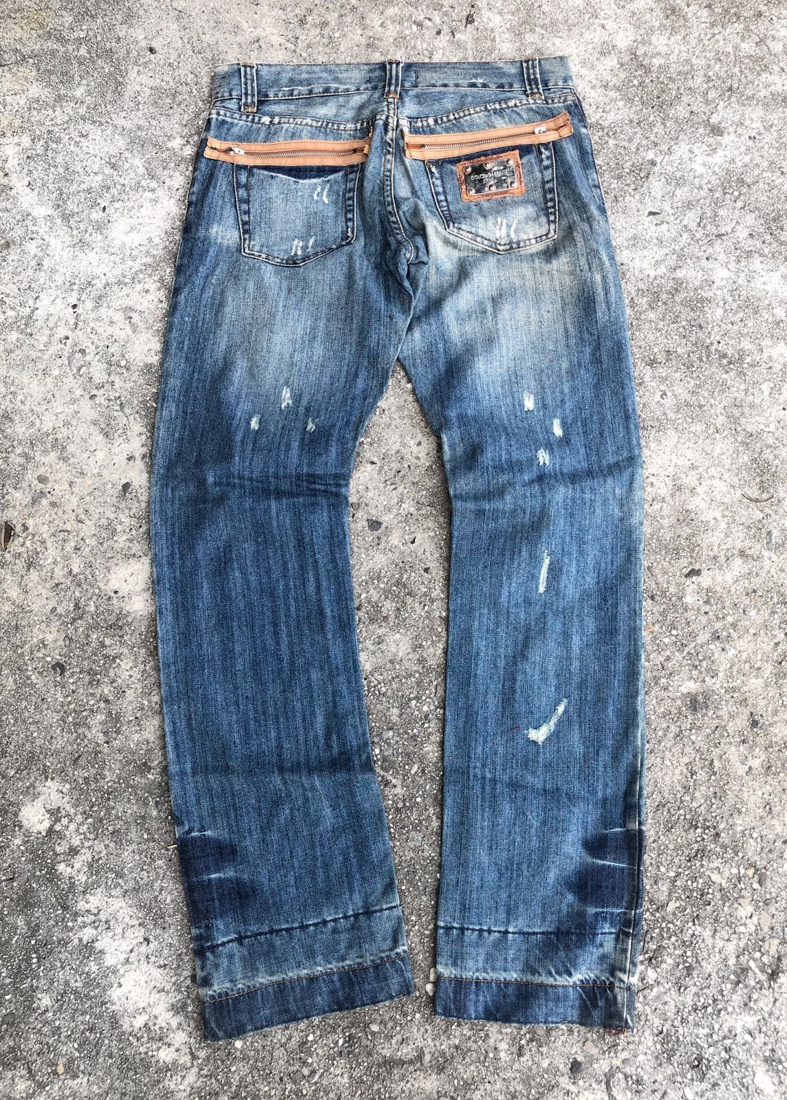 Dolce & Gabbana Dolce Gabbana Distressed Jeans Size US 32 / EU 48 - 2 Thumbnail