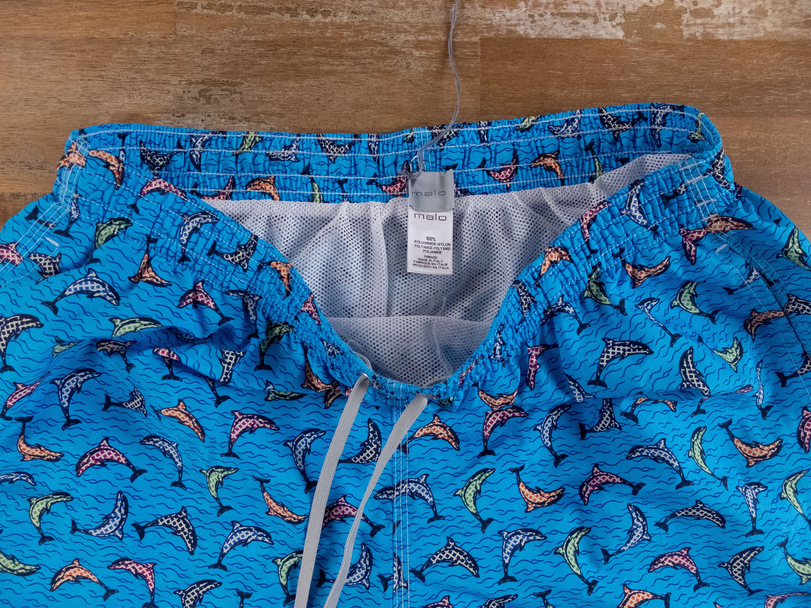 Malo MALO Optimum blue dolphin print swim shorts XXL Italy Size US 38 / EU 54 - 2 Thumbnail
