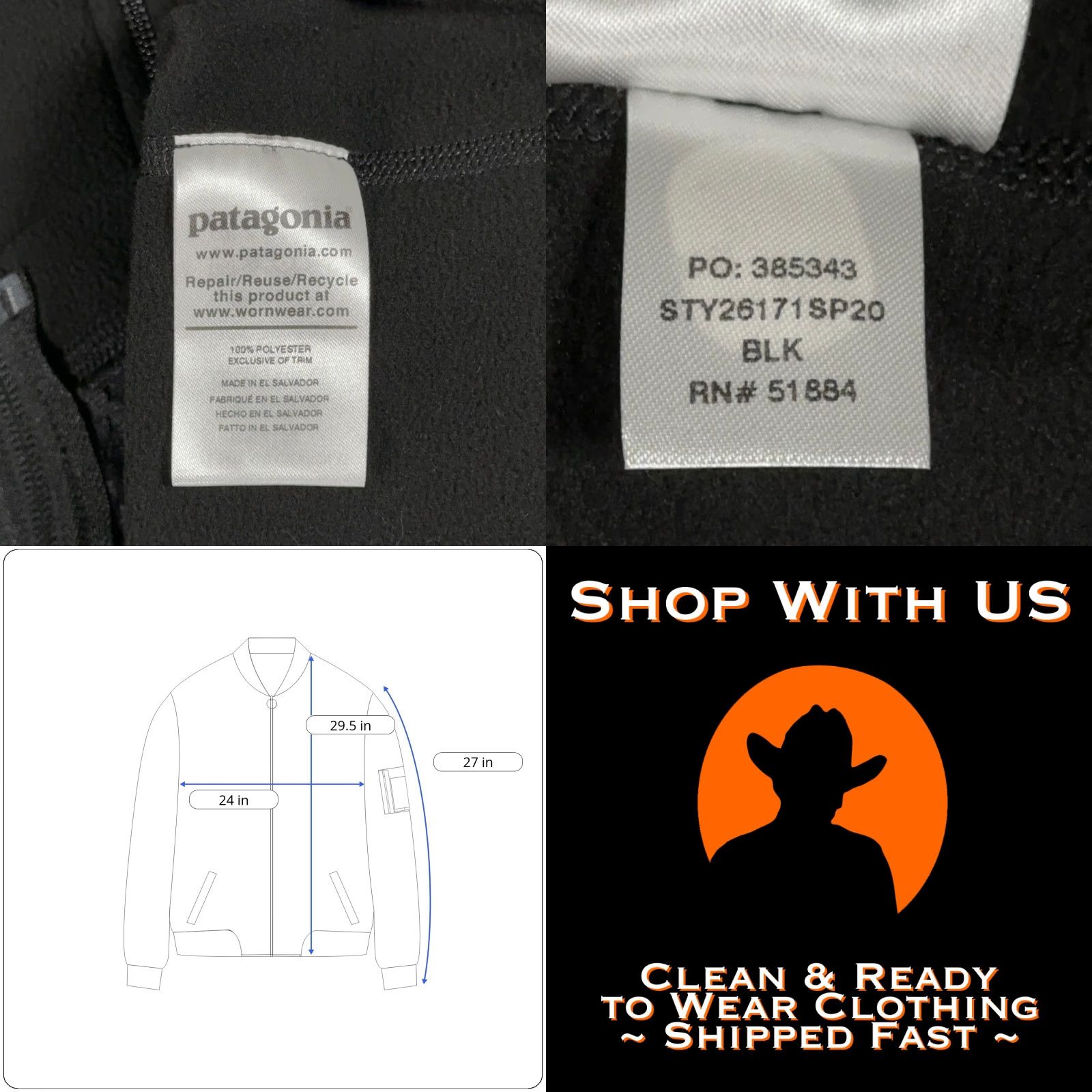 Patagonia Patagonia Jacket Adult LARGE Black Fleece Micro D Basil Hayden Logo Zip Outdoor Mens Size US L / EU 52-54 / 3 - 8 Thumbnail