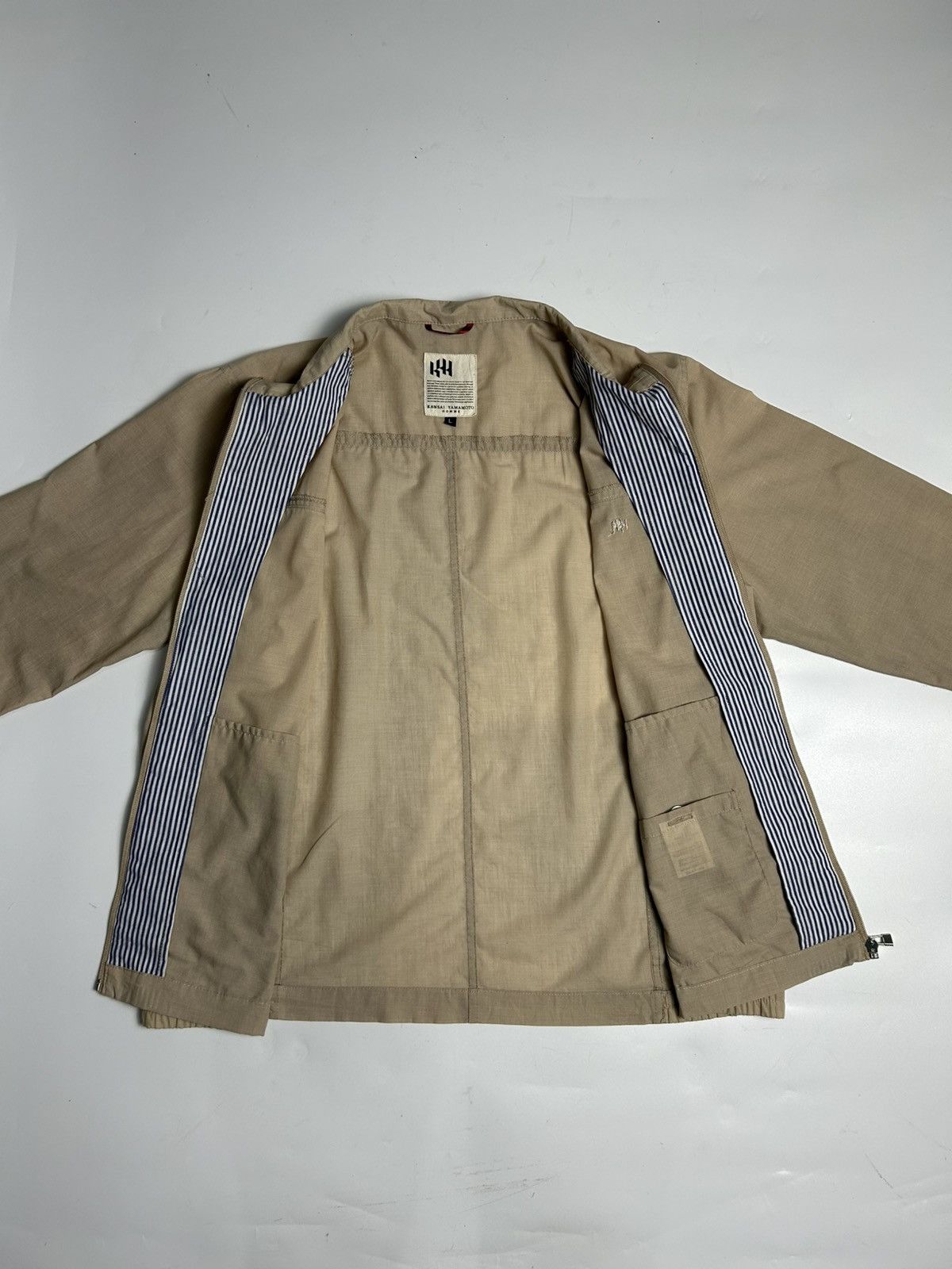 Designer × Japanese Brand × Kansai Yamamoto KANSAI YAMAMOTO ZIPPER WORK COTTON JACKET Size US L / EU 52-54 / 3 - 3 Thumbnail