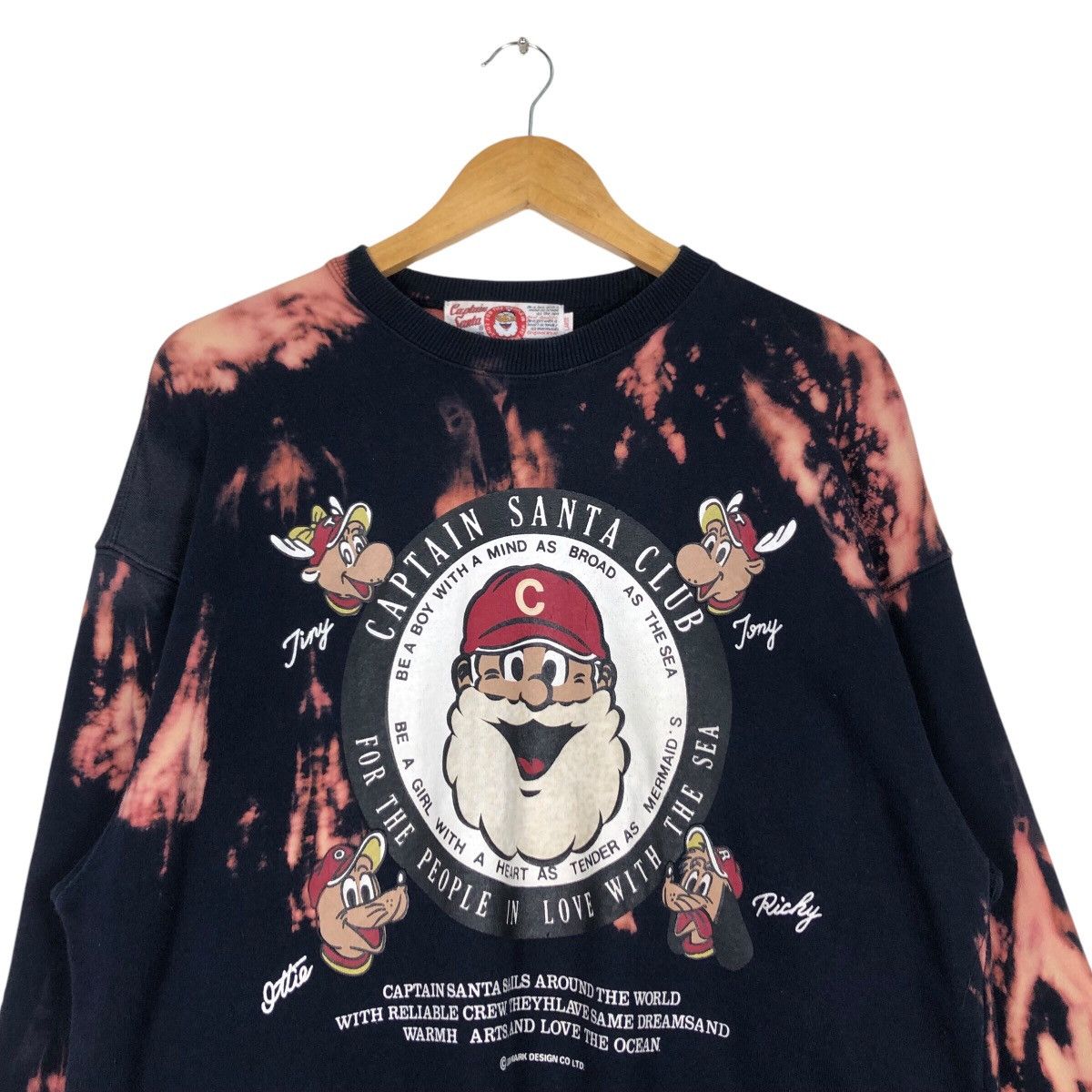 Japanese Brand Vintage Captain Santa Sweatshirt Tye Dye Medium Japanese Size US M / EU 48-50 / 2 - 2 Thumbnail