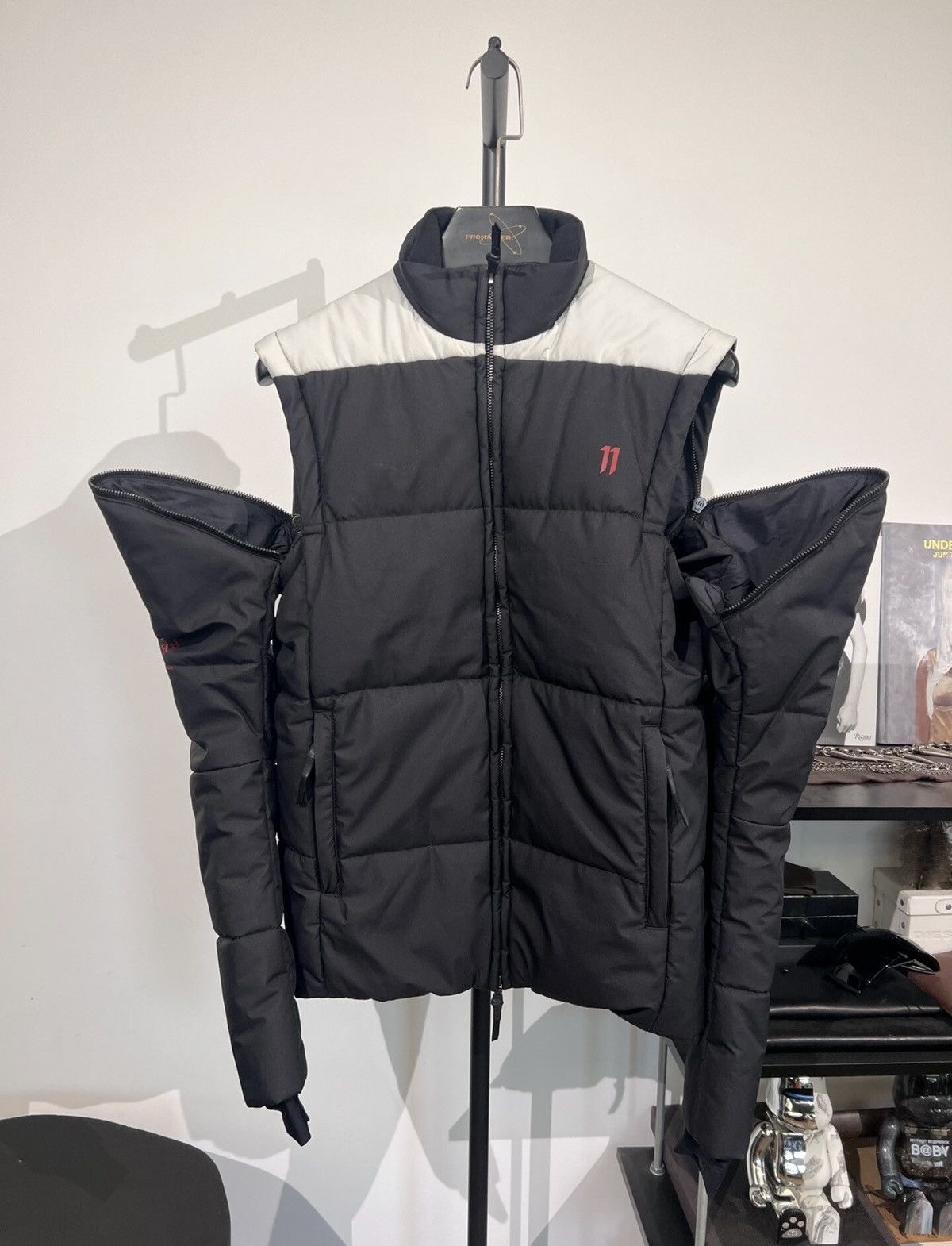 11 By Boris Bidjan Saberi 11ByBBS Graphic Print Puffer Jacket Size US S / EU 44-46 / 1 - 3 Thumbnail