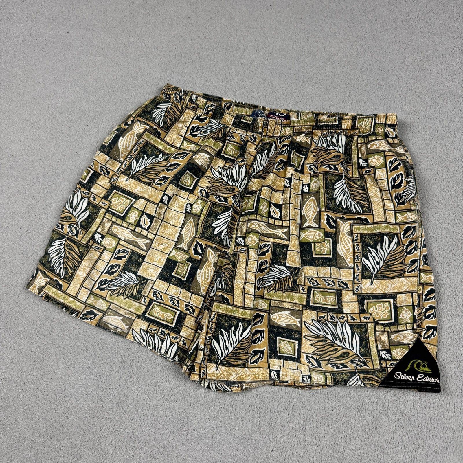 Quiksilver Vintage Quiksilver Silver Edition Made in USA Swim Trunks L Size US 34 / EU 50 - 8 Thumbnail