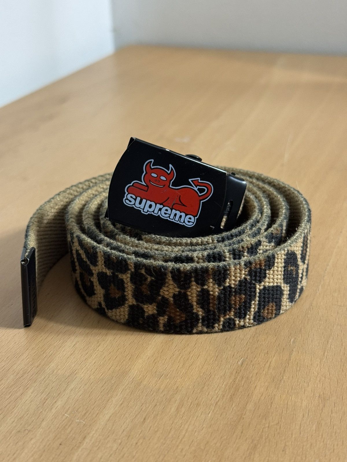 小物 Supreme Toy Machine Webbing Belt leopard 小物 Supreme Toy Machine Webbing Belt leopard Supreme Toy